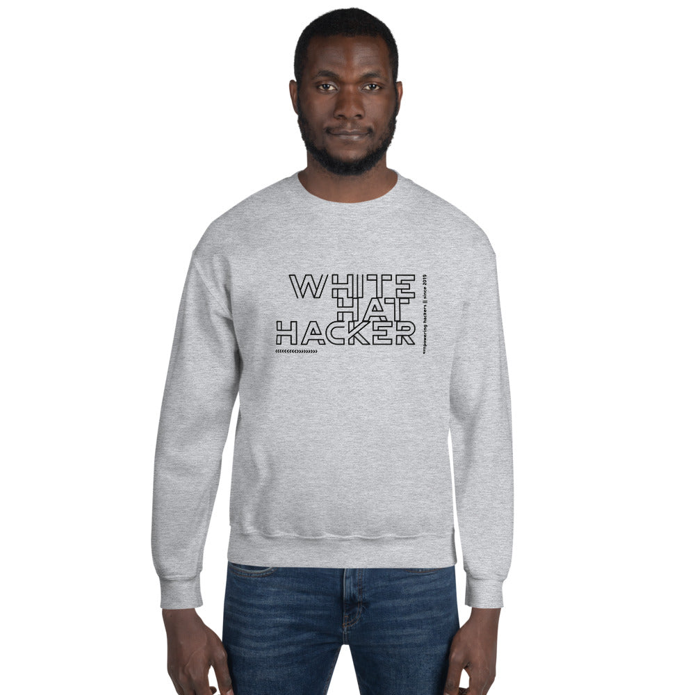 White Hat Hacker - Unisex Sweatshirt by DarkByteGear