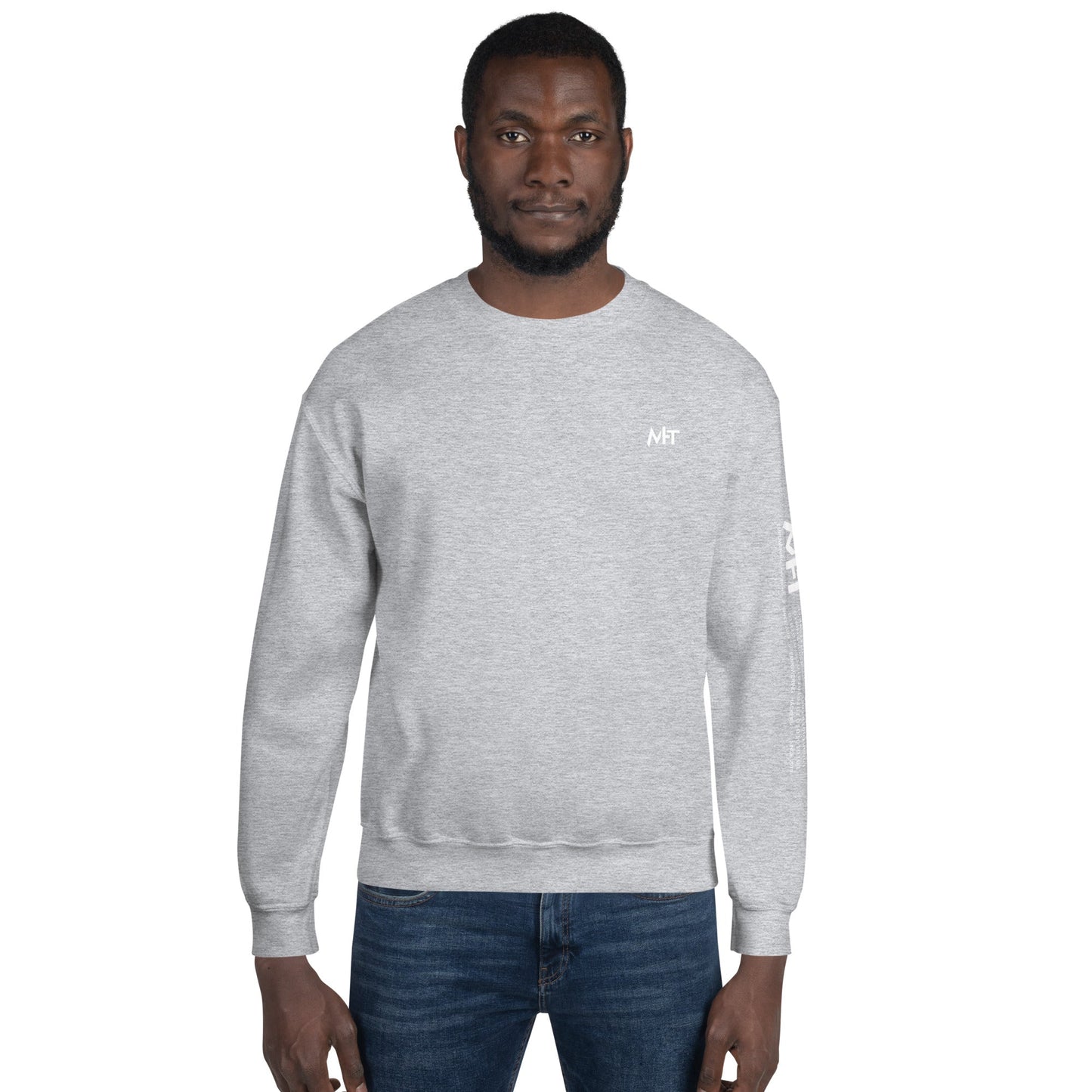 Nacho Average Bitcoiner Unisex Sweatshirt ( Back Print ) by DarkByteGear