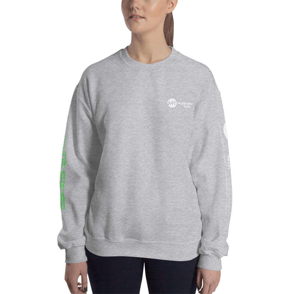 On the 8th day God created hackers - Unisex Sweatshirt (all side print) by DarkByteGear
