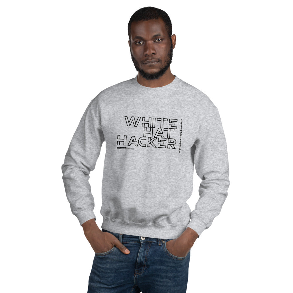 White Hat Hacker - Unisex Sweatshirt by DarkByteGear