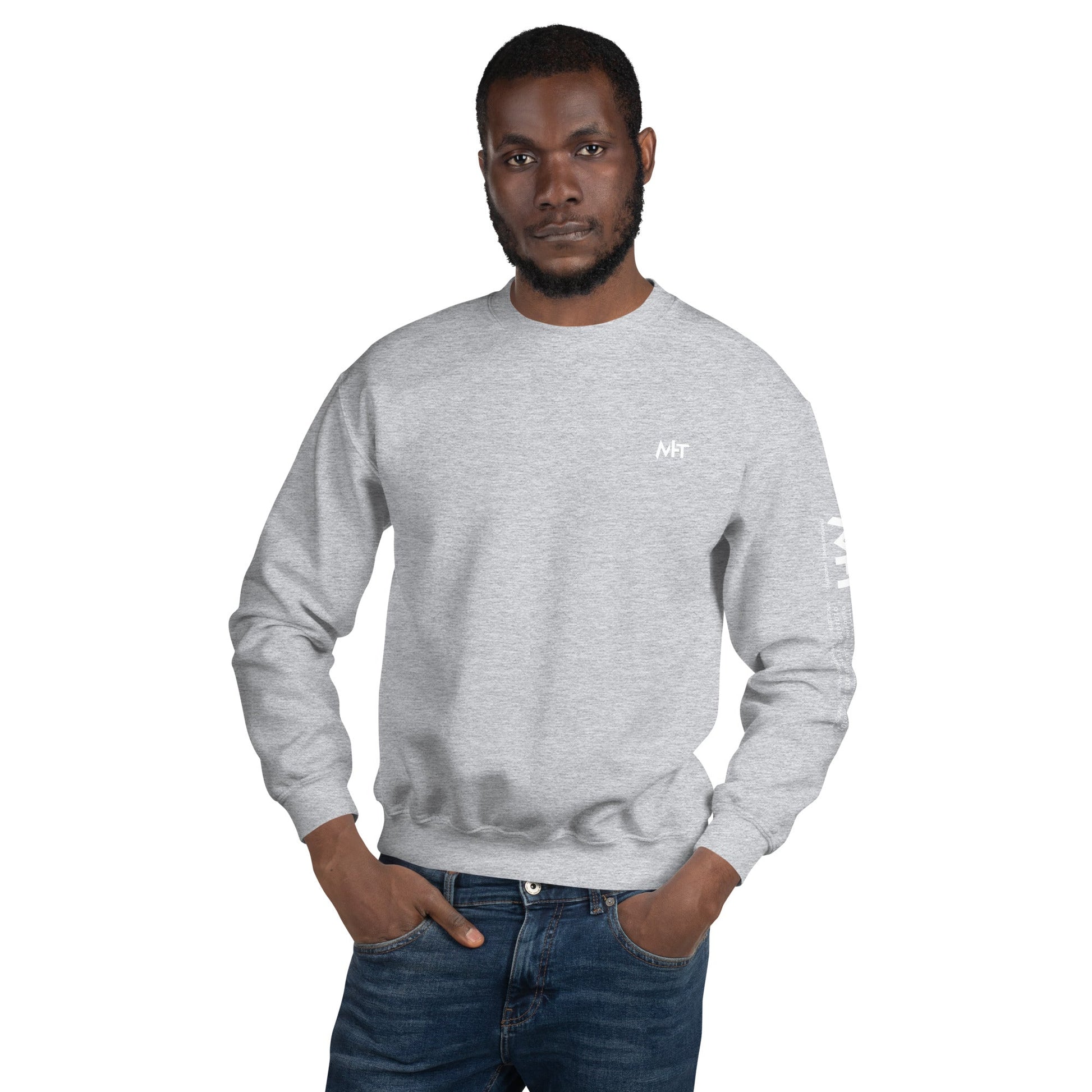 Nacho Average Bitcoiner Unisex Sweatshirt ( Back Print ) by DarkByteGear