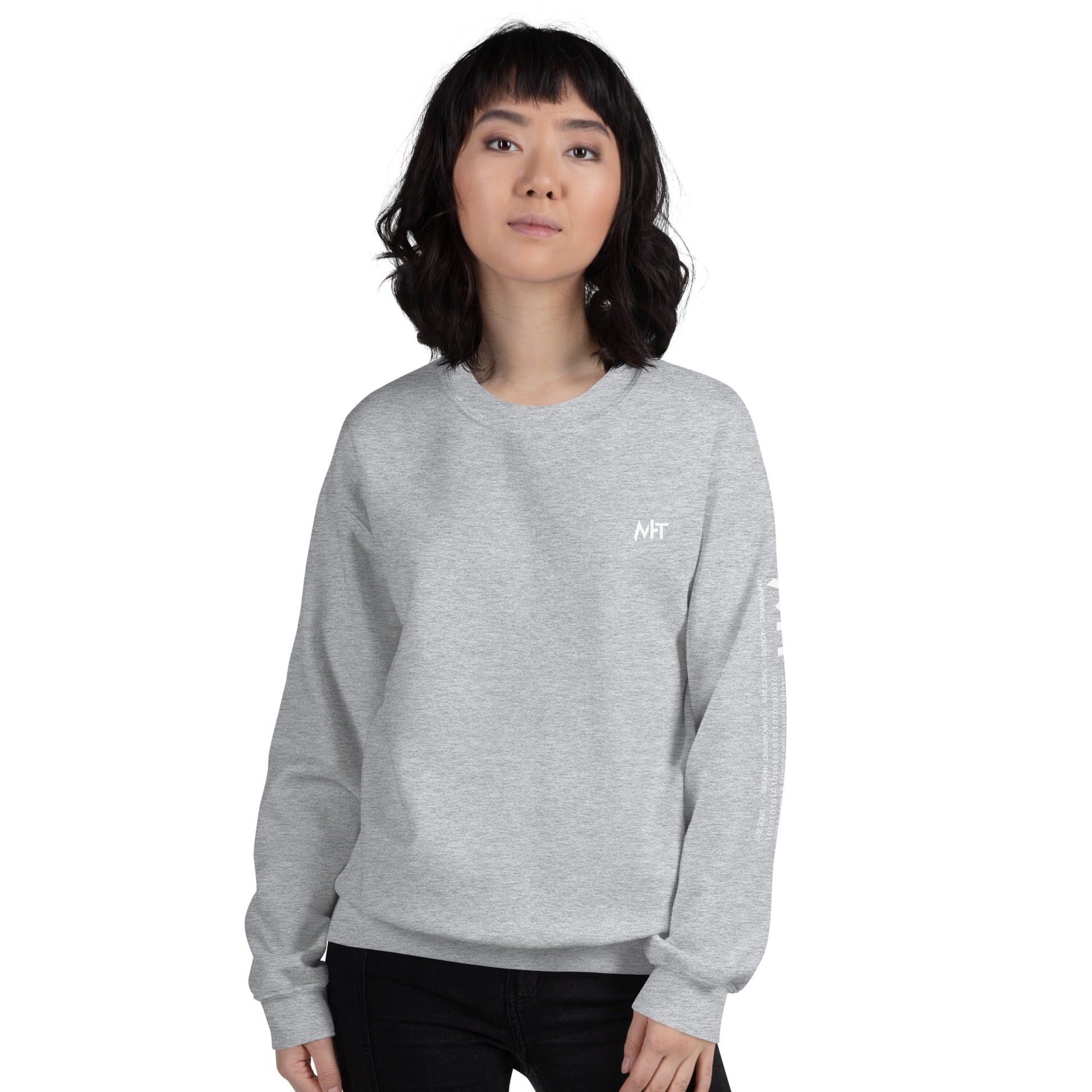 Cyber Security Blue Team V5 - Unisex Sweatshirt ( Back Print ) by DarkByteGear