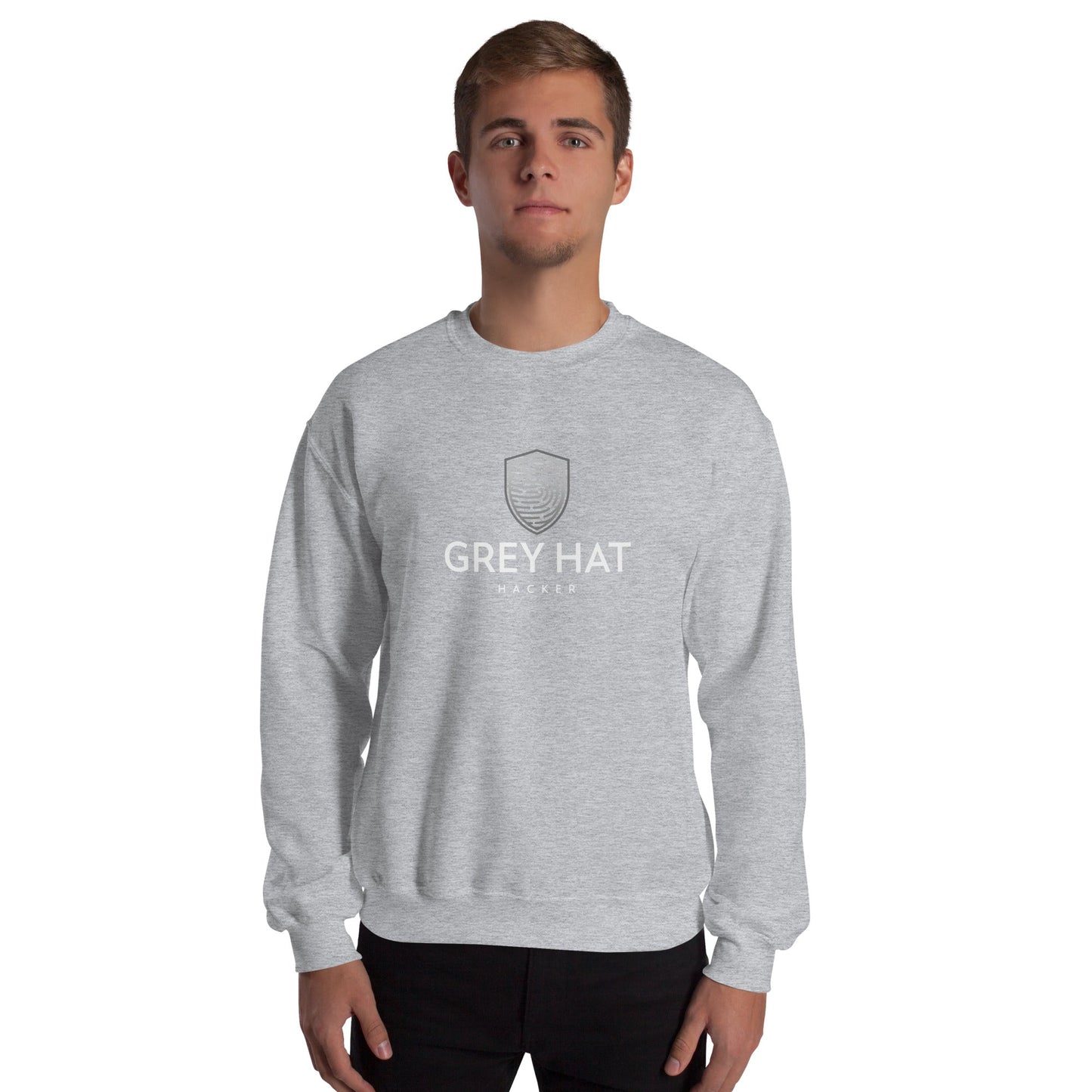 Grey Hat Hacker - Unisex Sweatshirt by DarkByteGear