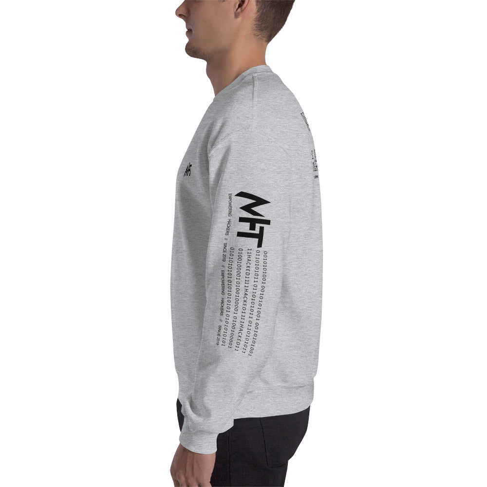 White Hat Hacker - Unisex Sweatshirt (all sides print) by DarkByteGear