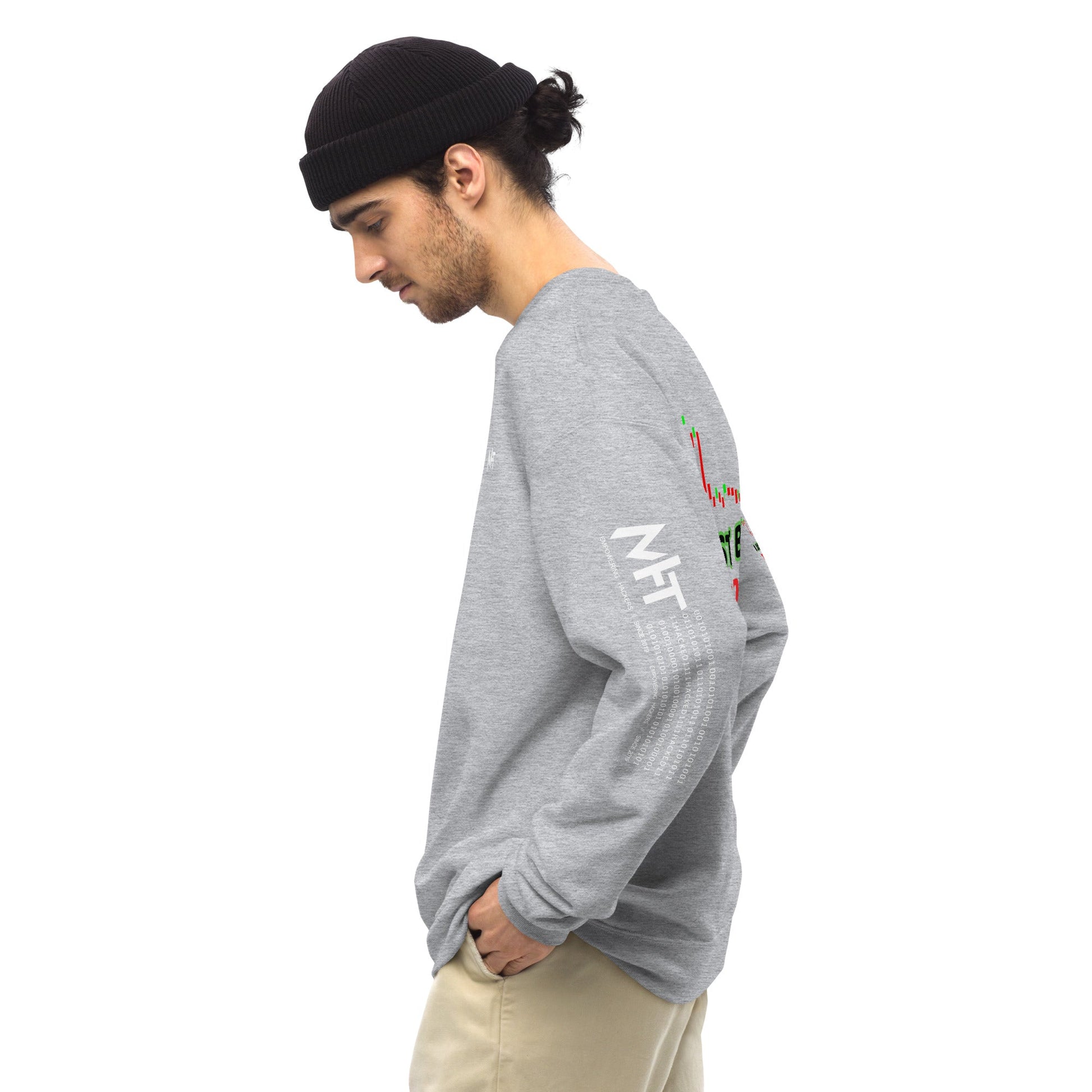 I just Buy the Dip - Unisex Sweatshirt (back print) by DarkByteGear