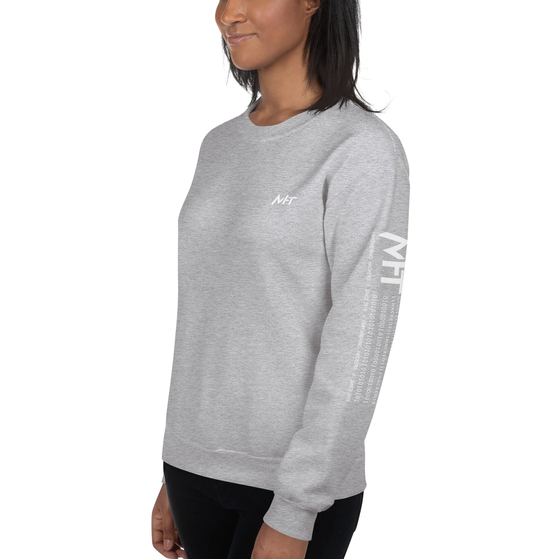 Spoofing - Unisex Sweatshirt (back print) by DarkByteGear