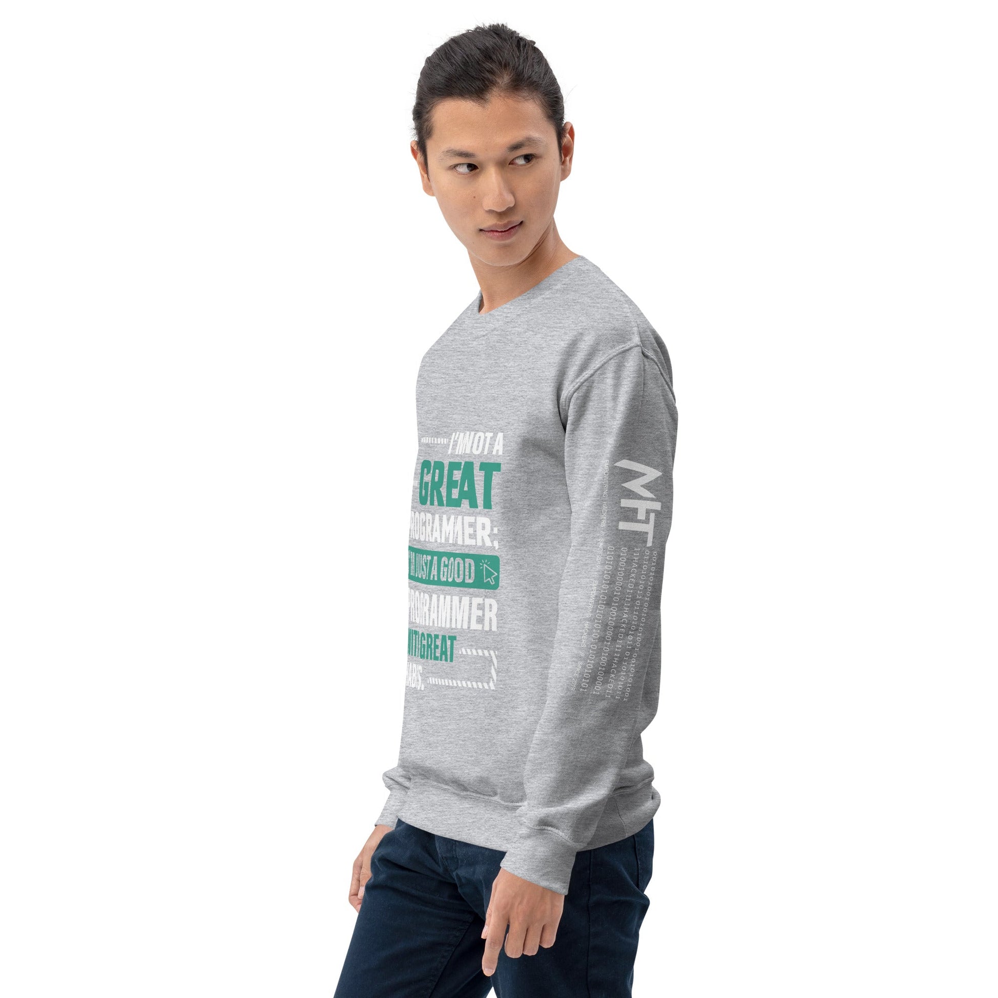I am not a Great Programmer - Unisex Sweatshirt by DarkByteGear