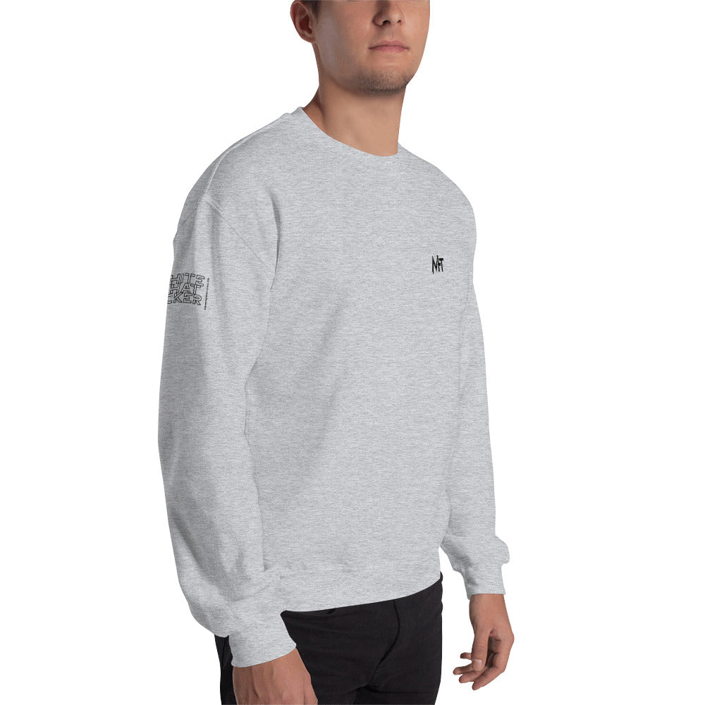 White Hat Hacker - Unisex Sweatshirt (all sides print) by DarkByteGear