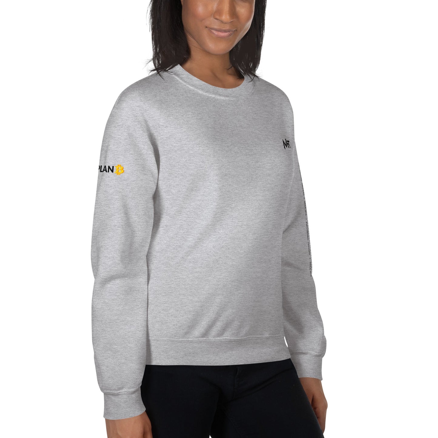 Plan B v1 - Unisex Sweatshirt (back print) by DarkByteGear