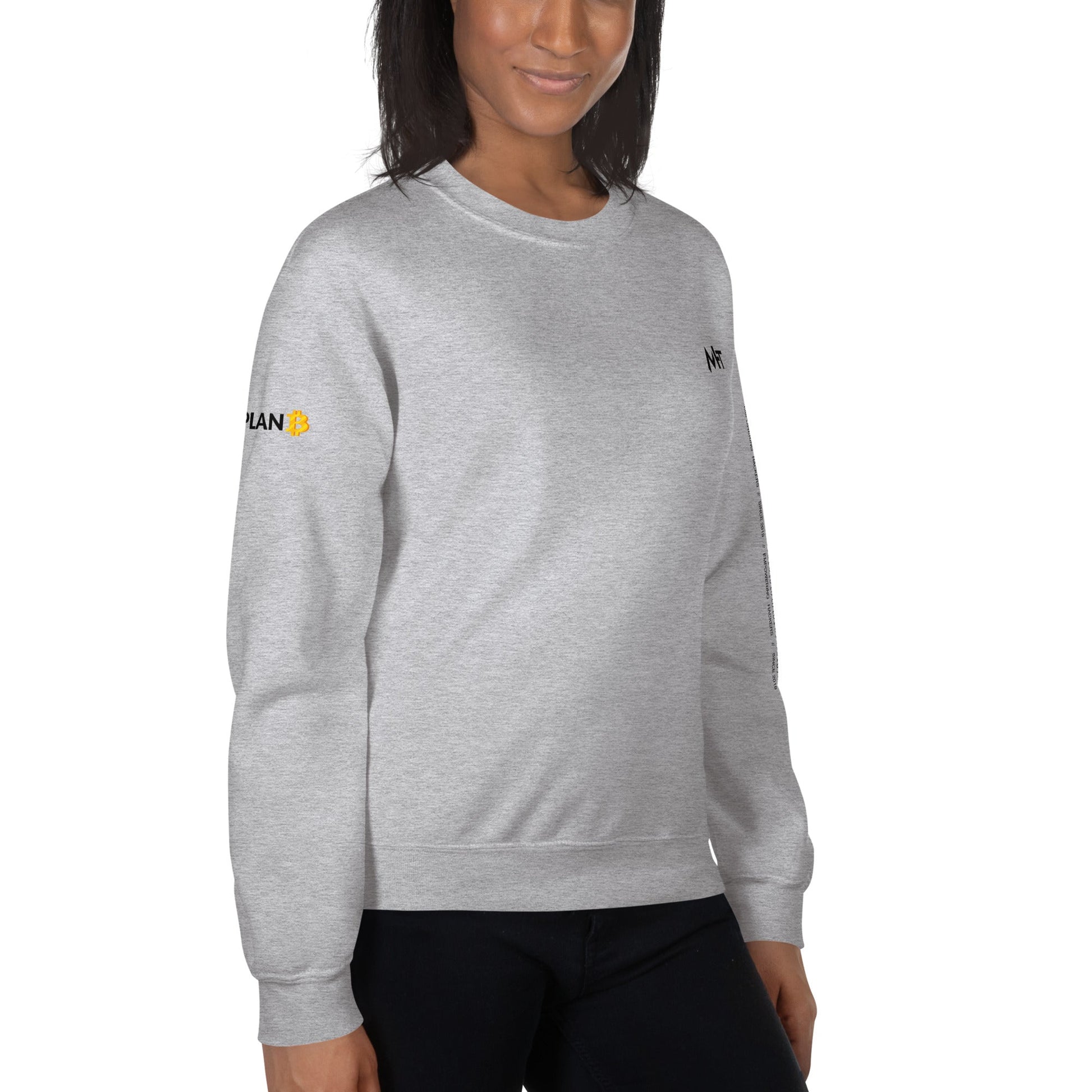 Plan B v1 - Unisex Sweatshirt (back print) by DarkByteGear