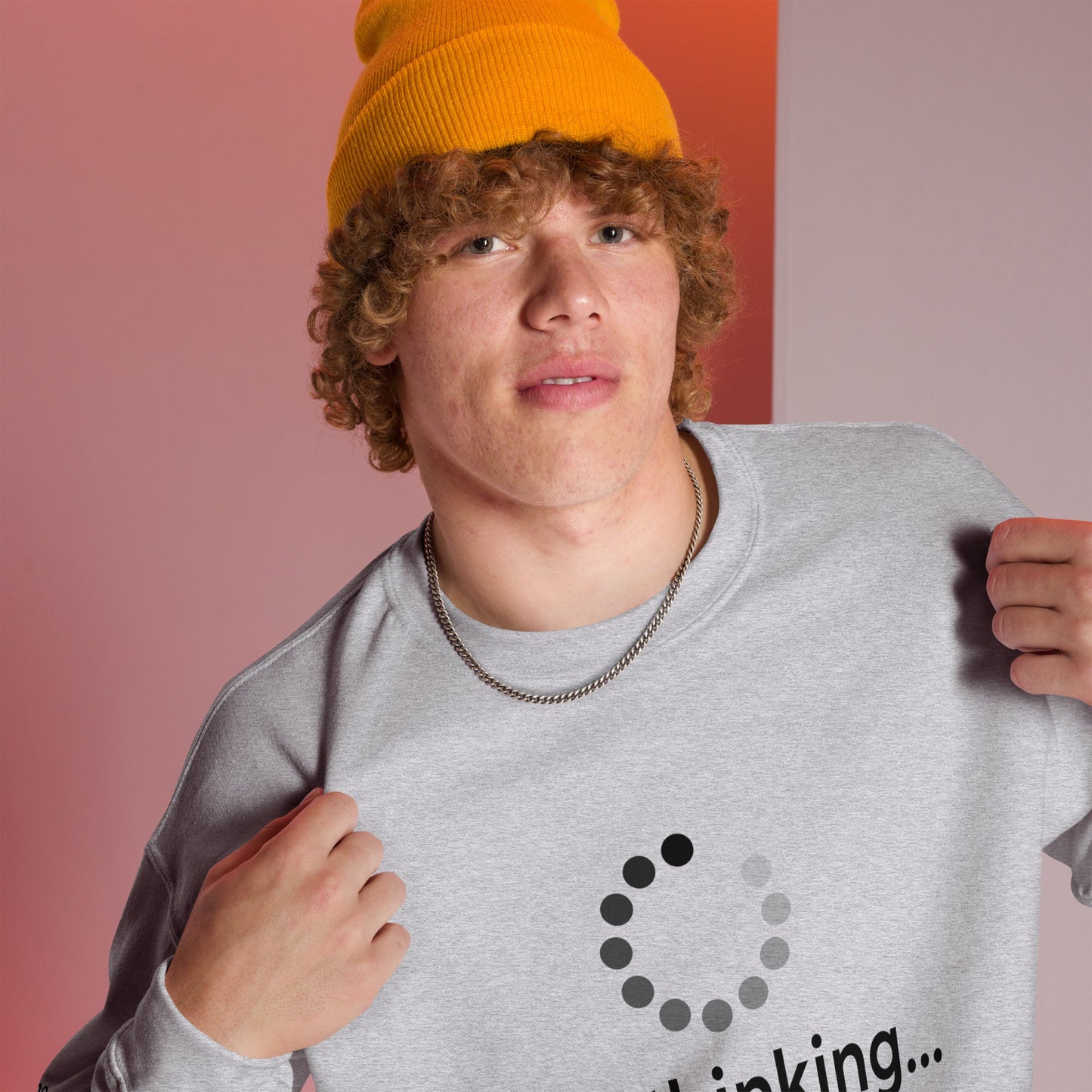 I'm thinking - Unisex Sweatshirt by DarkByteGear