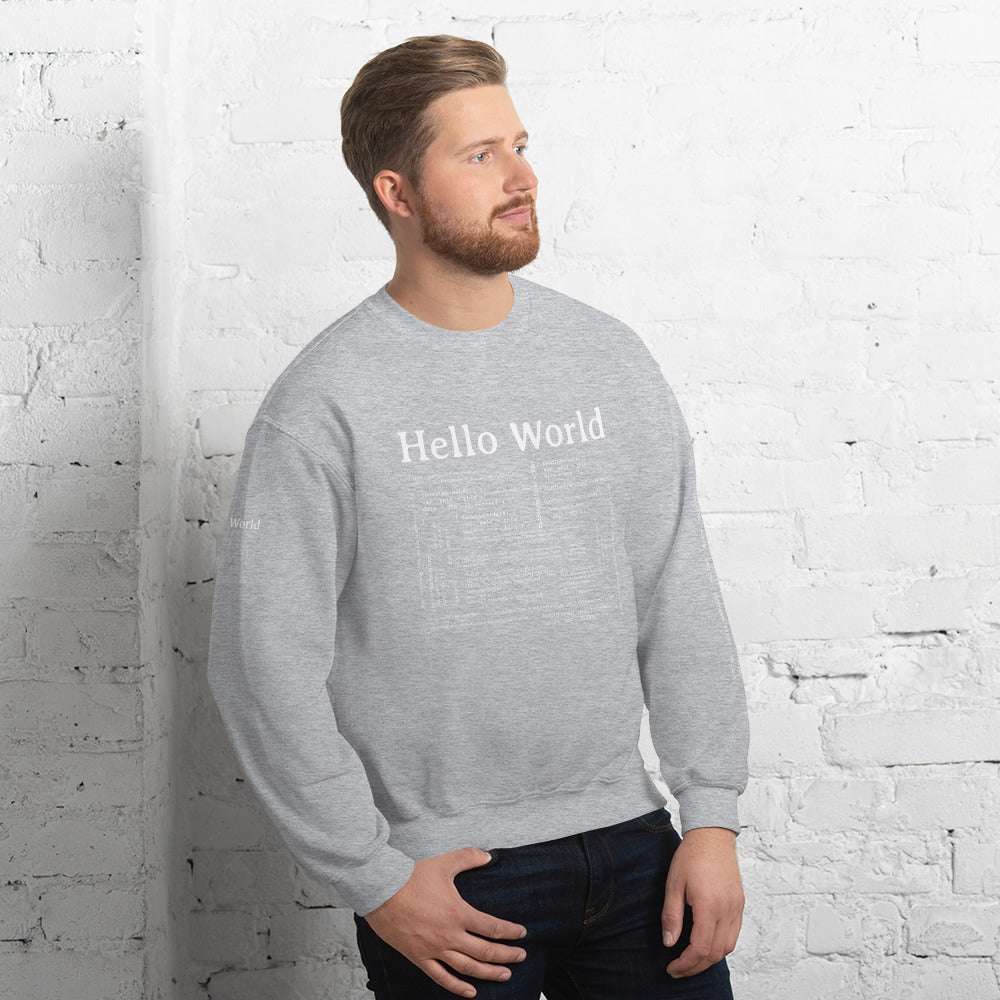 Hello world - Unisex Sweatshirt by DarkByteGear
