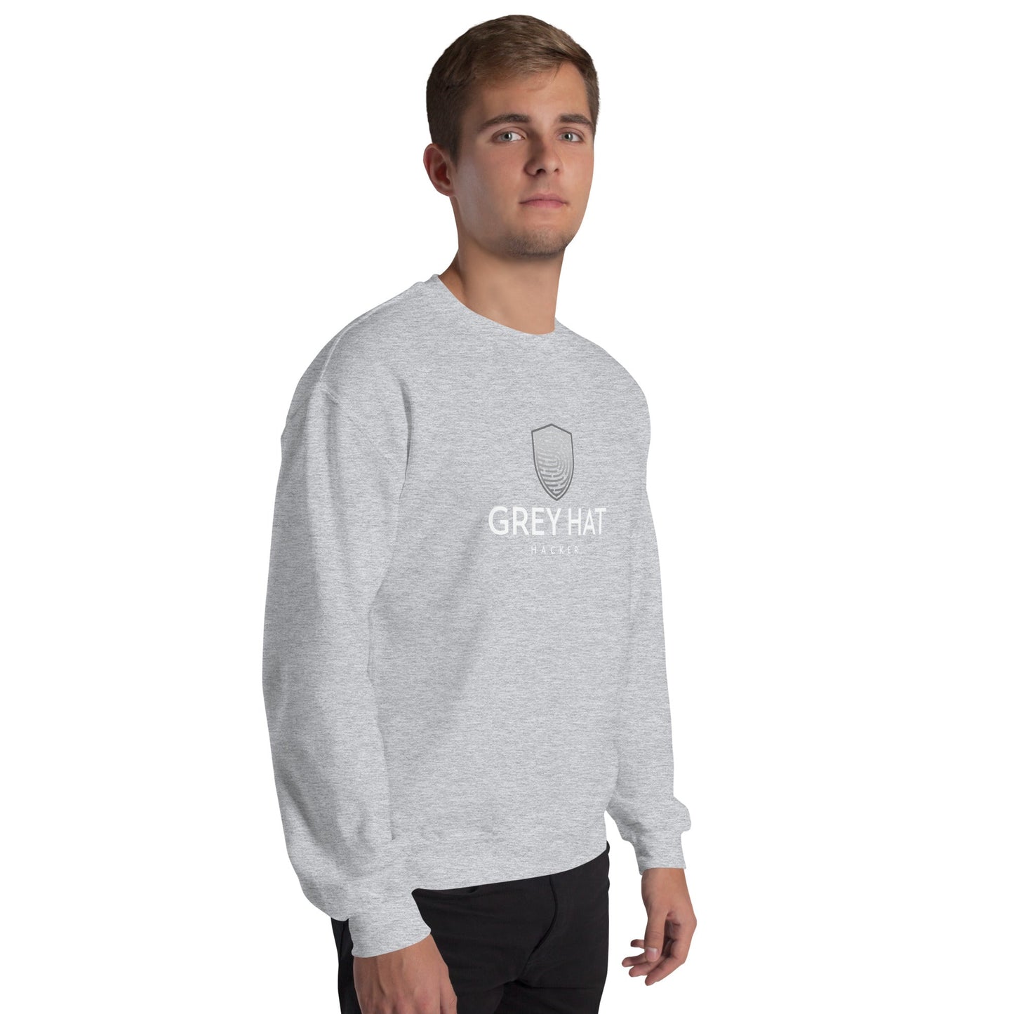 Grey Hat Hacker - Unisex Sweatshirt by DarkByteGear