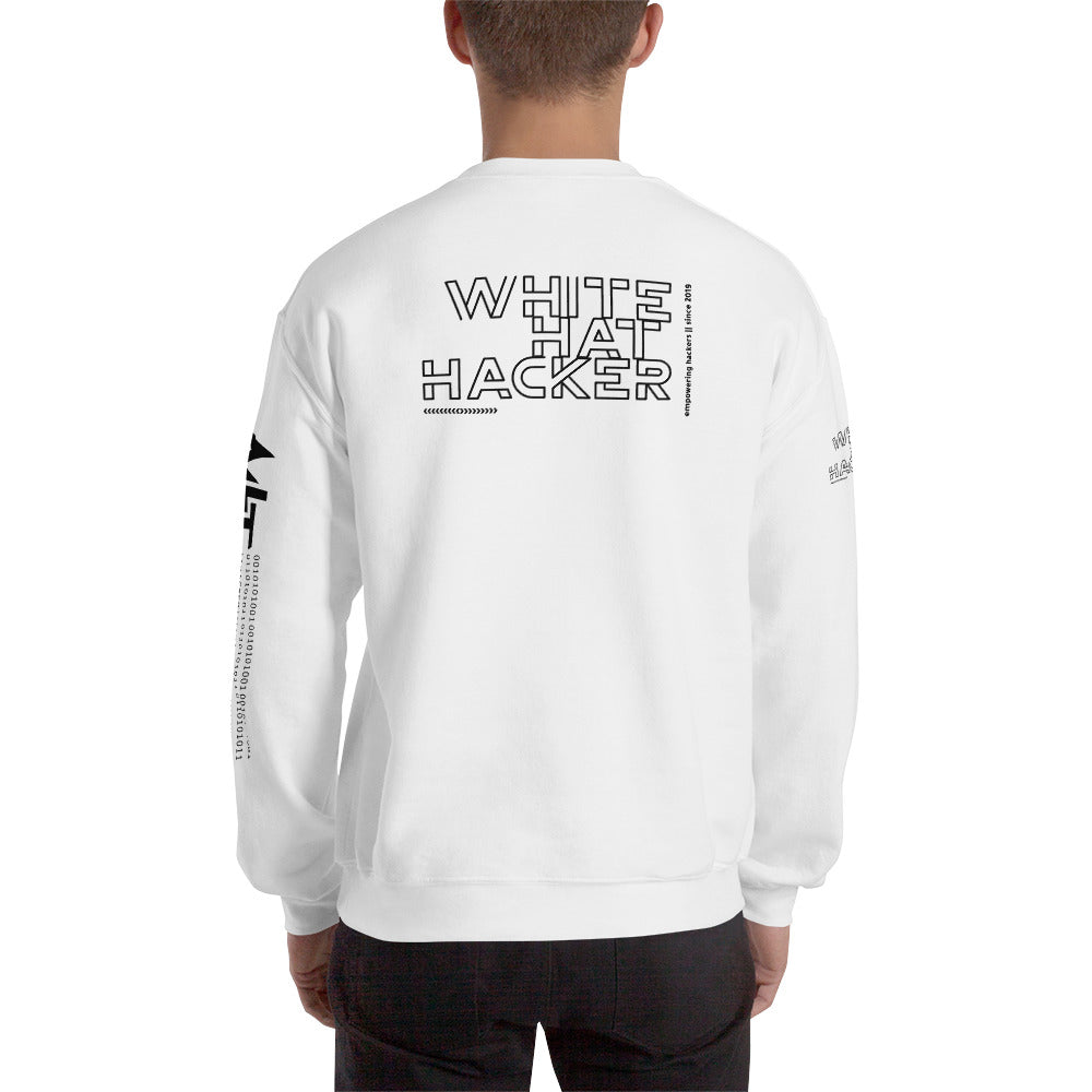 White Hat Hacker - Unisex Sweatshirt (all sides print) by DarkByteGear