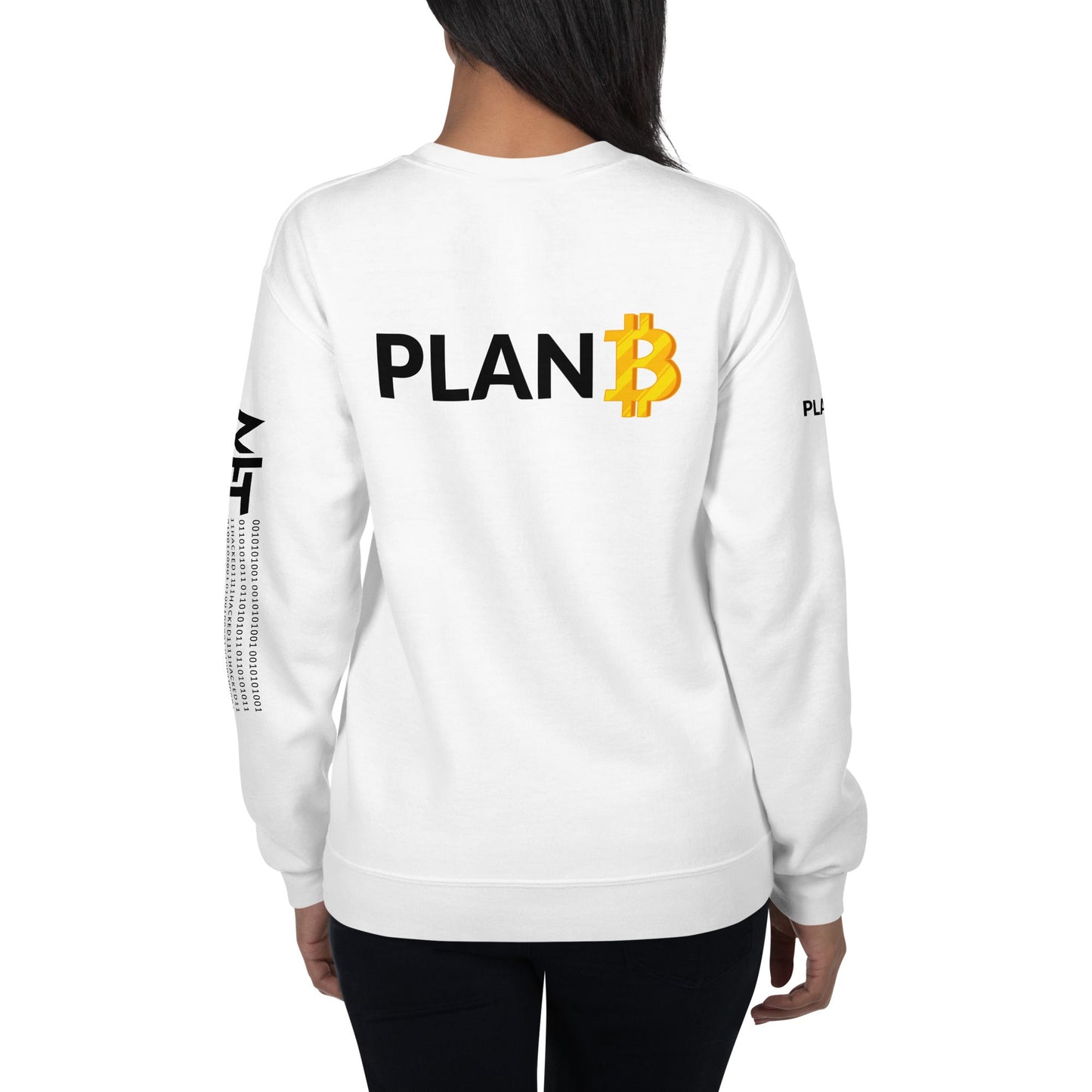 Plan B v1 - Unisex Sweatshirt (back print) by DarkByteGear