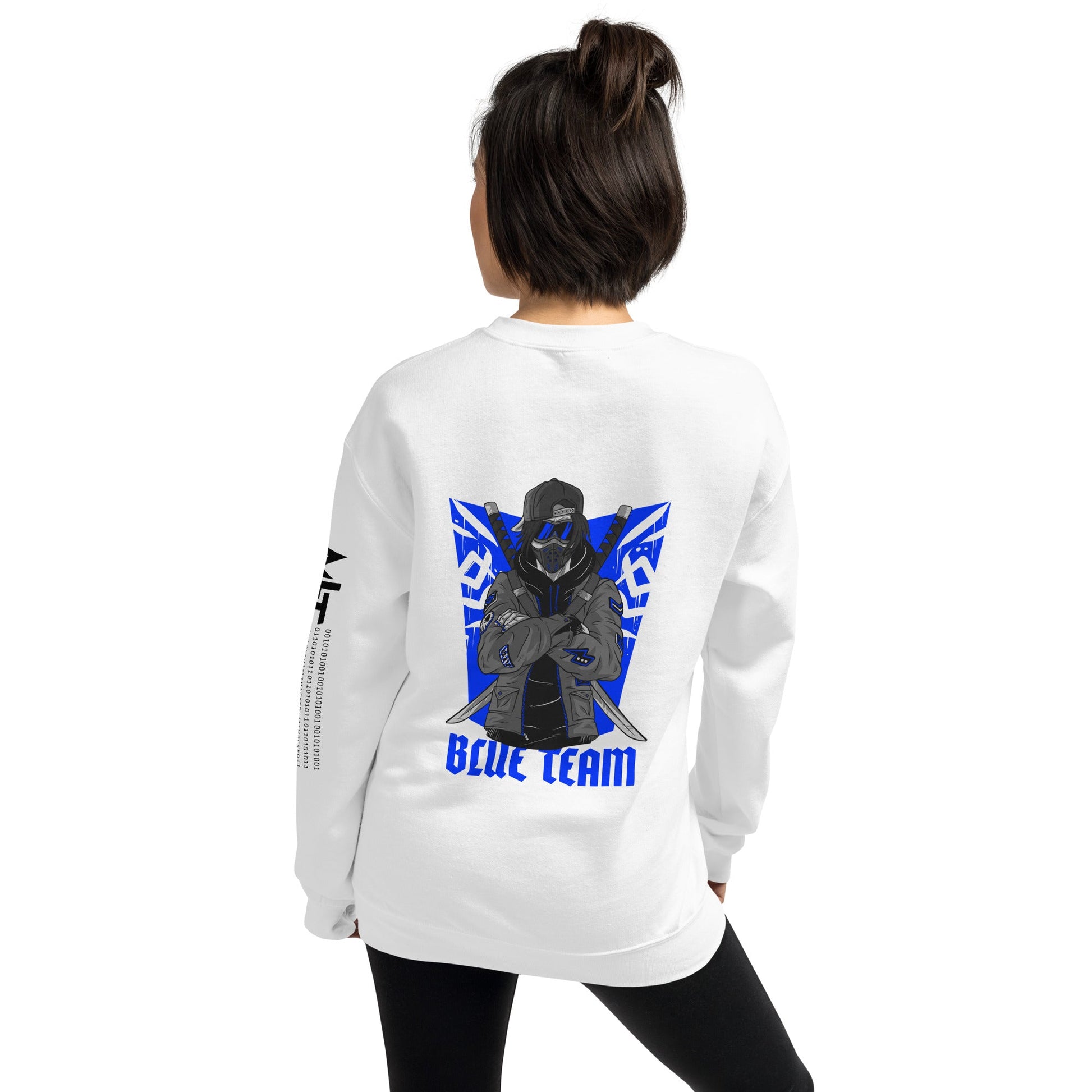 Cyber Security Blue Team V3 - Unisex Sweatshirt ( Back Print ) by DarkByteGear