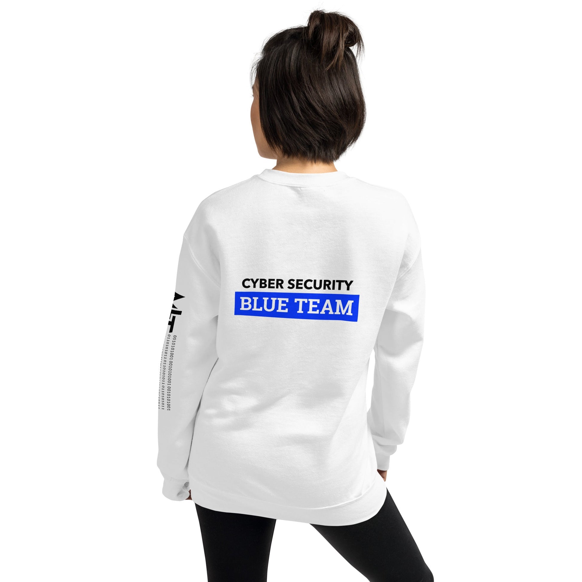 Cyber Security Blue Team V6 - Unisex Sweatshirt ( Back Print ) by DarkByteGear