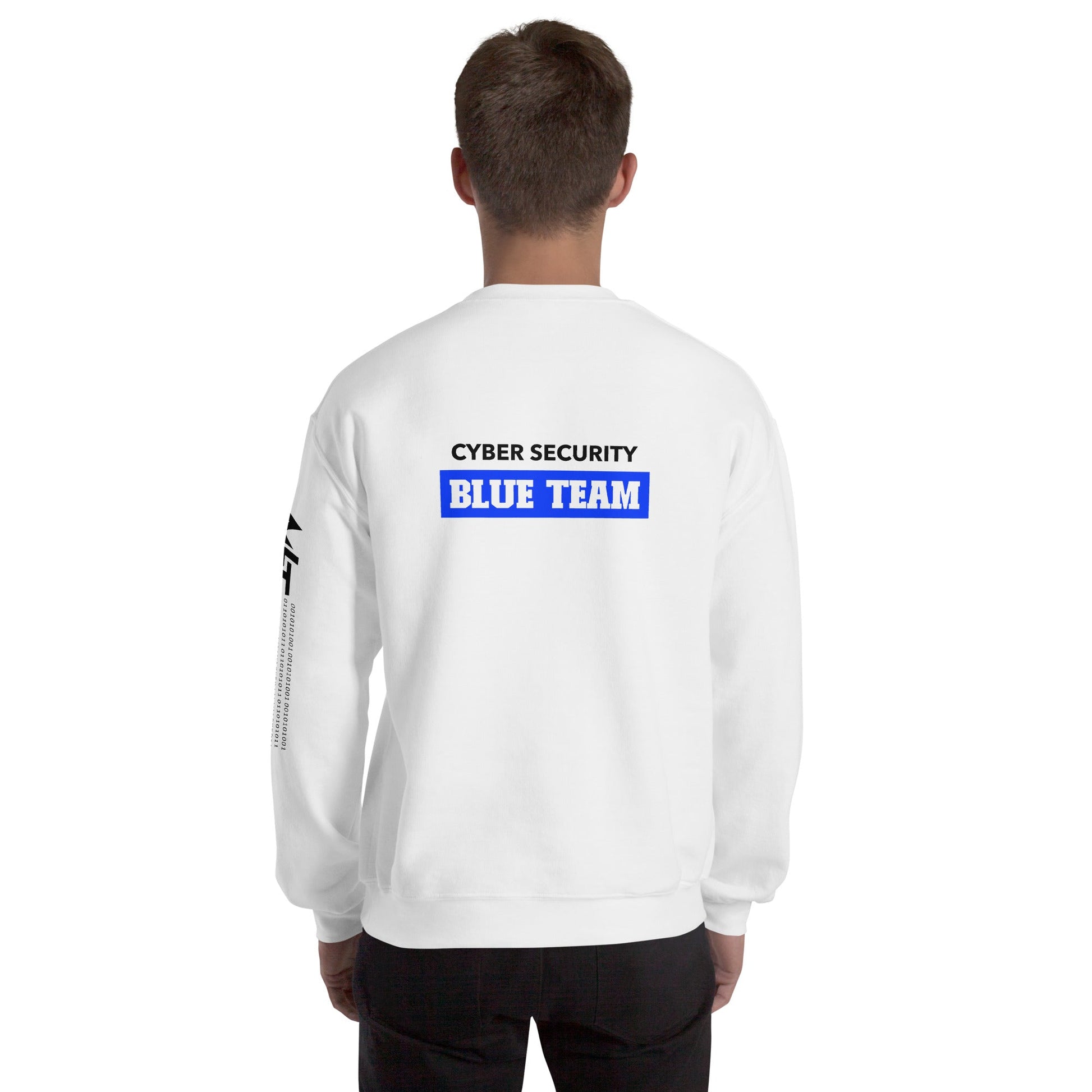 Cyber Security Blue Team V10 - Unisex Sweatshirt ( Back Print ) by DarkByteGear