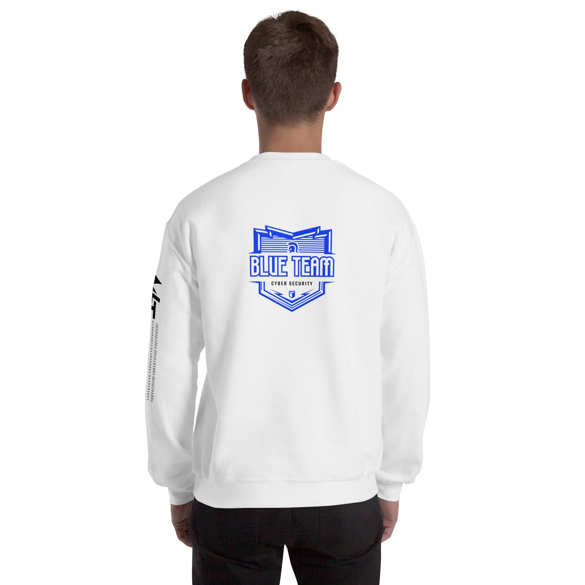 Cyber Security Blue Team V15 - Unisex Sweatshirt ( Back Print ) by DarkByteGear