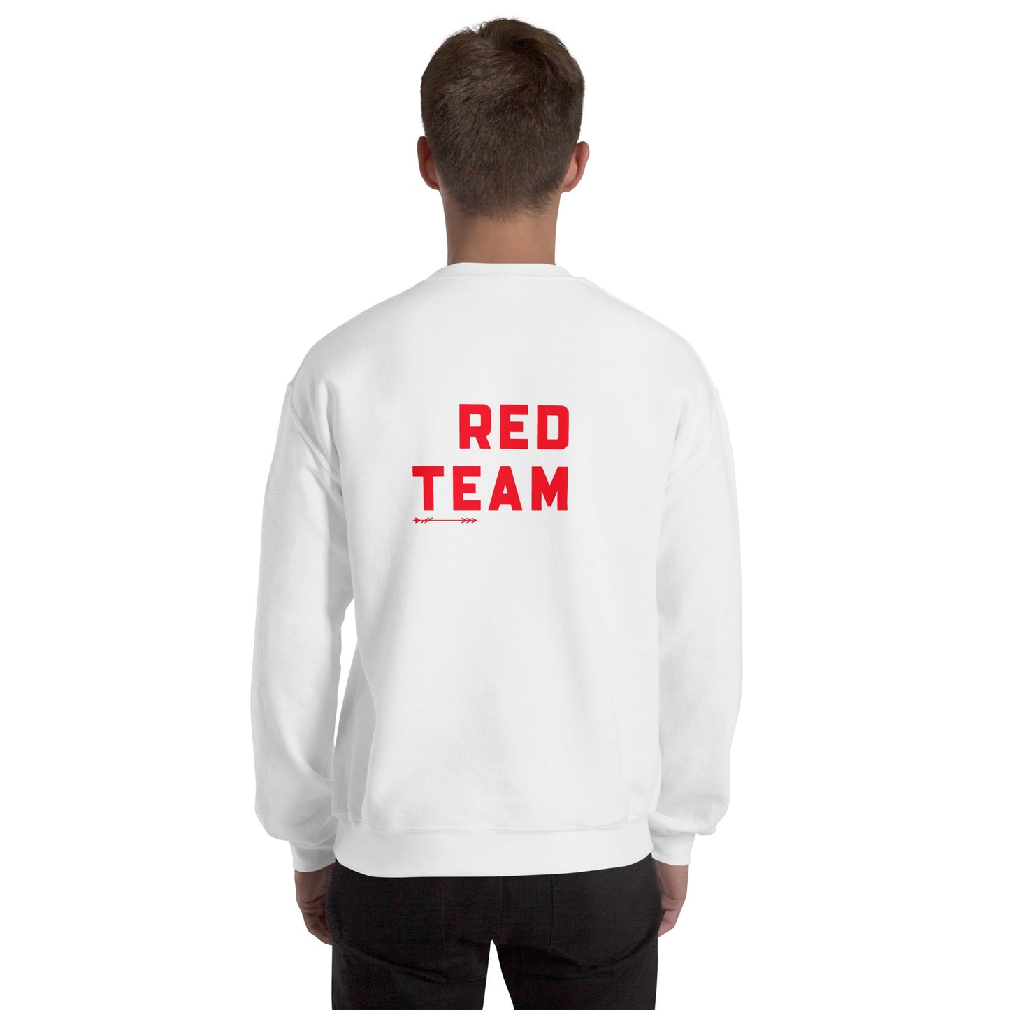 Cyber Security Red Team V8 - Unisex Sweatshirt ( Back Print ) by DarkByteGear