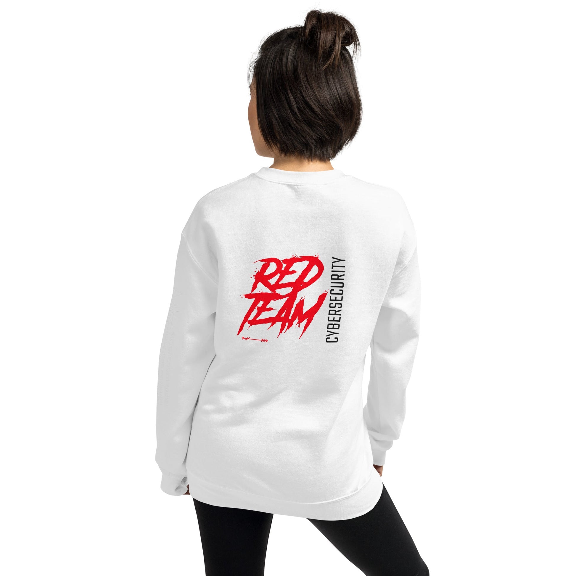 Cyber Security Red Team V6 - Unisex Sweatshirt ( Back Print ) by DarkByteGear