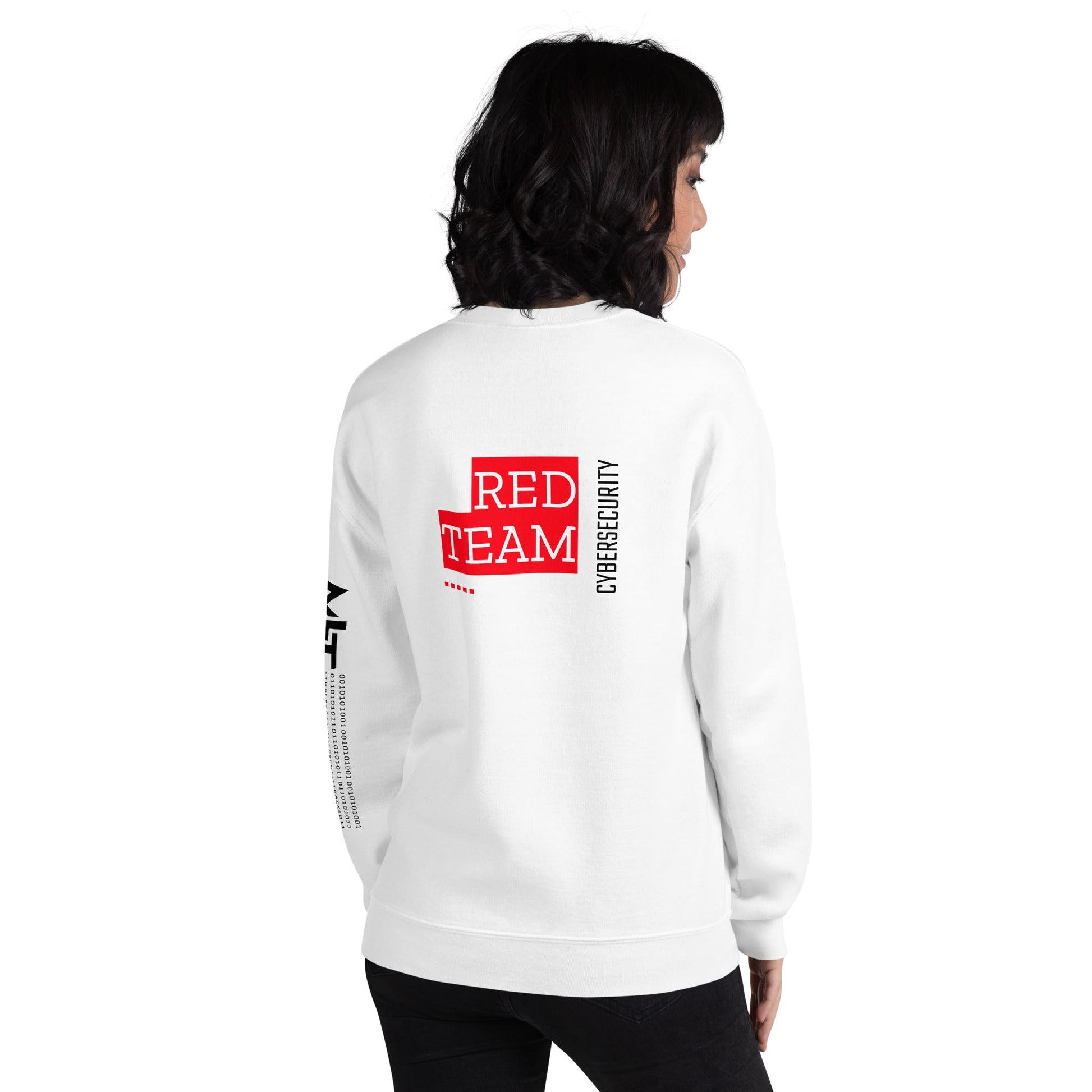 Cyber Security Red Team V13 - Unisex Sweatshirt ( Back Print ) by DarkByteGear