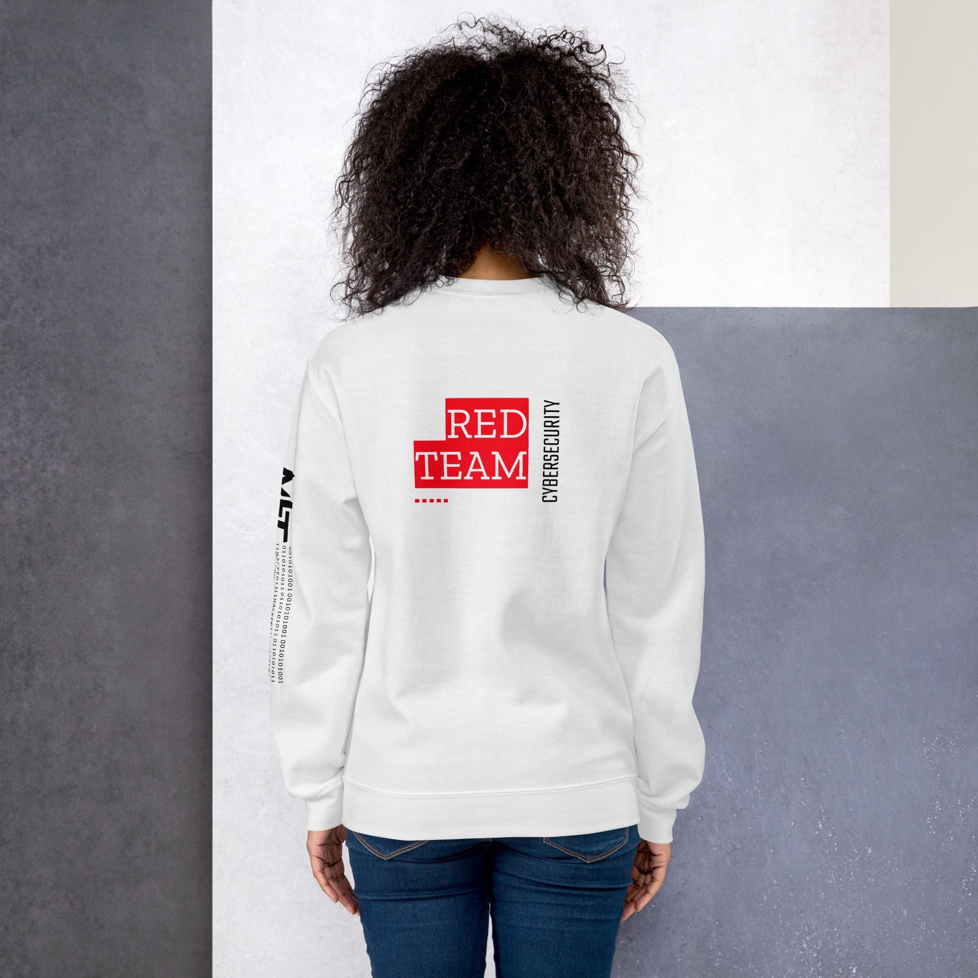 Cyber Security Red Team V13 - Unisex Sweatshirt ( Back Print ) by DarkByteGear