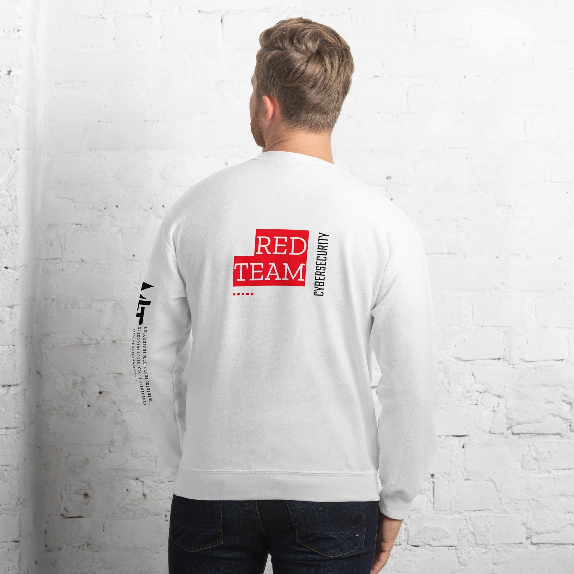 Cyber Security Red Team V13 - Unisex Sweatshirt ( Back Print ) by DarkByteGear