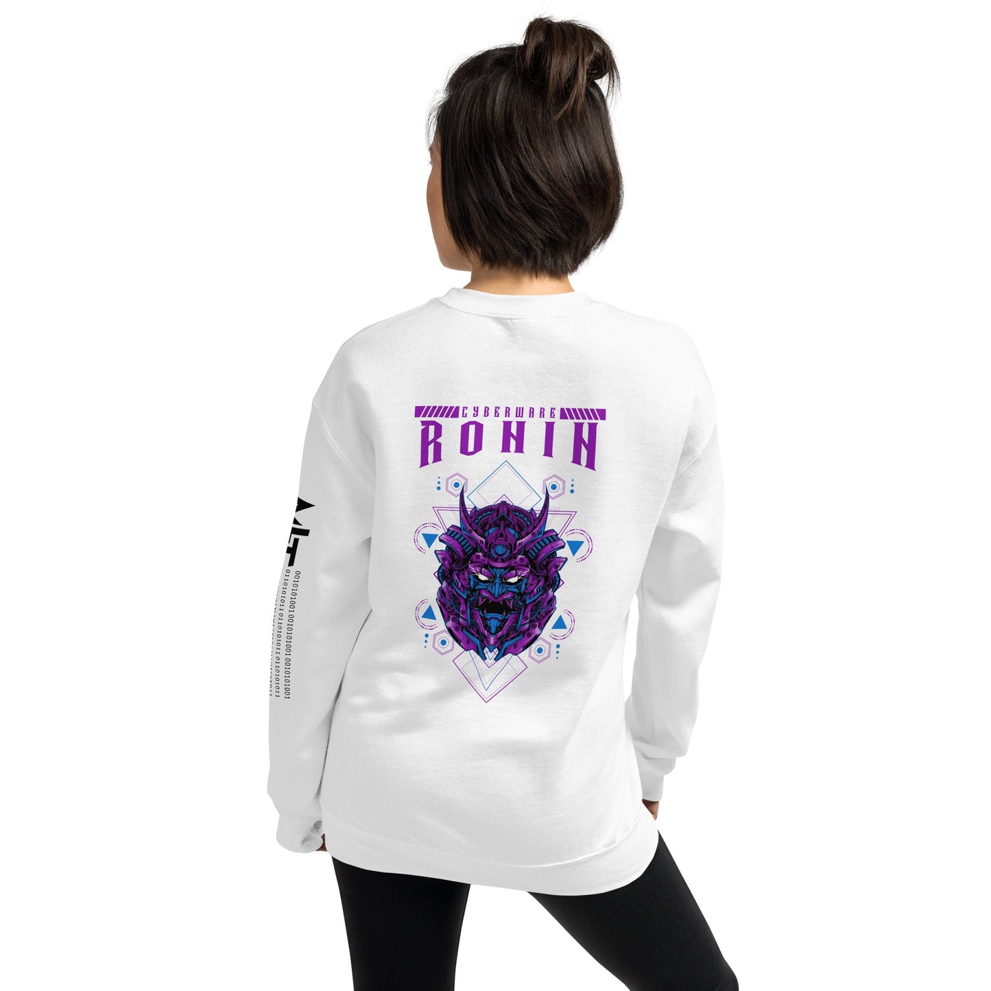 CyberWare Ronin - Unisex Sweatshirt ( Back Print ) by DarkByteGear