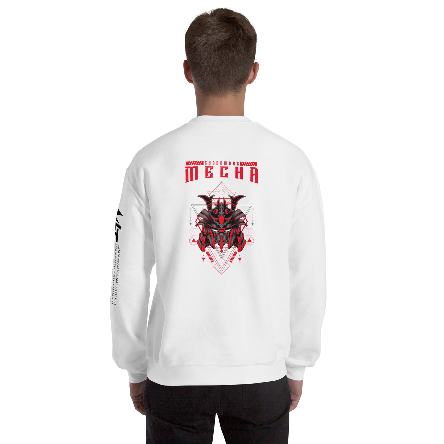 CyberWare Mecha - Unisex Sweatshirt ( Back Print ) by DarkByteGear