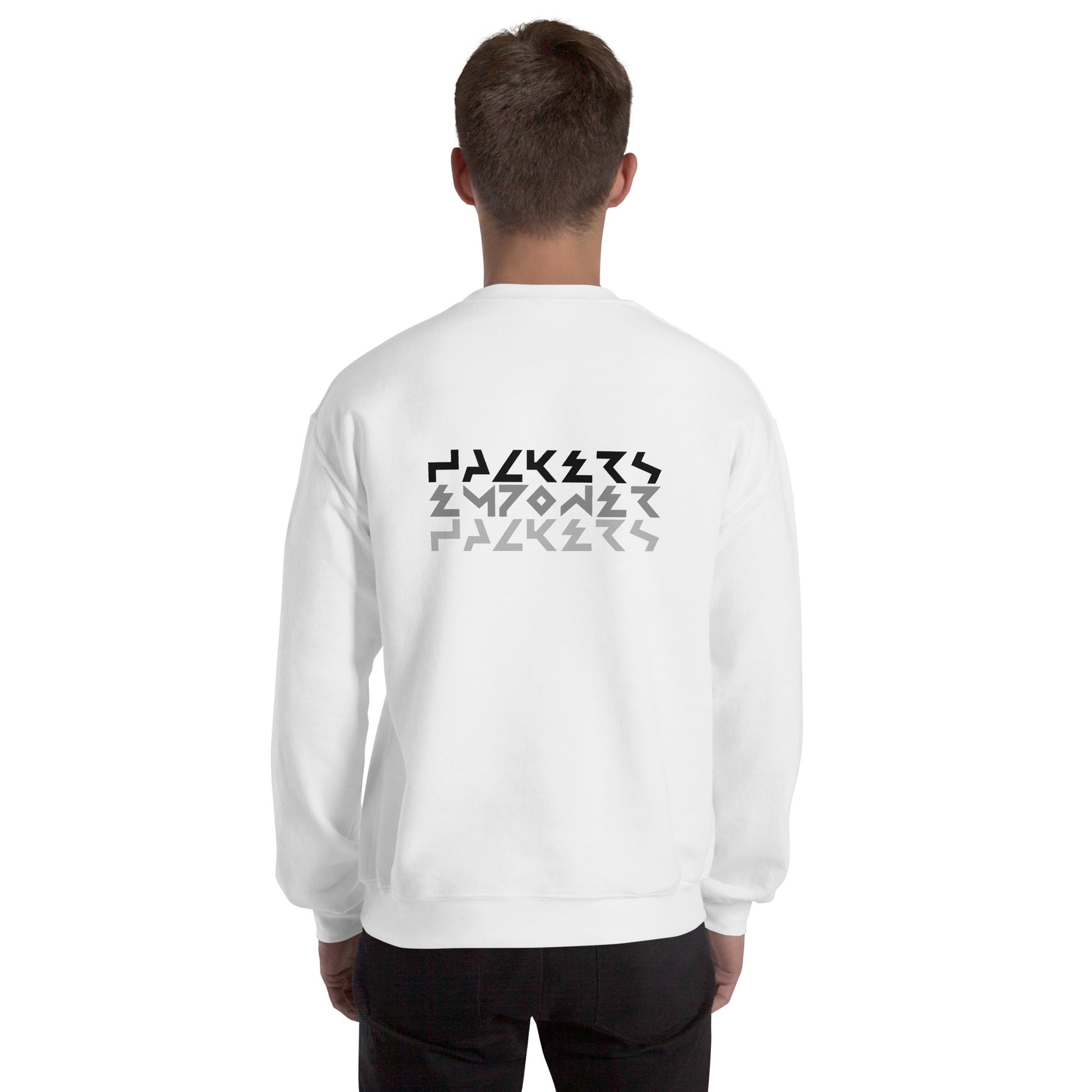 Hackers Empower Hackers V4 - Unisex Sweatshirt ( Back Print ) by DarkByteGear