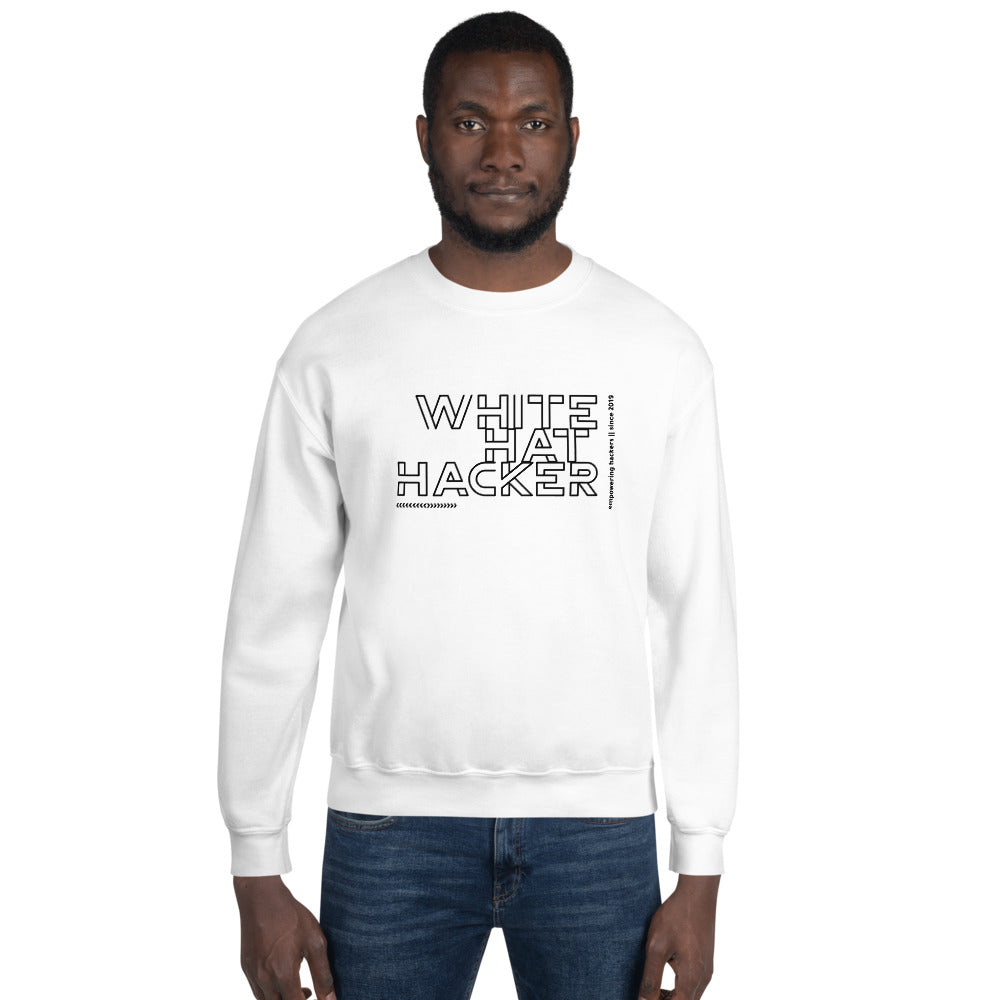 White Hat Hacker - Unisex Sweatshirt by DarkByteGear