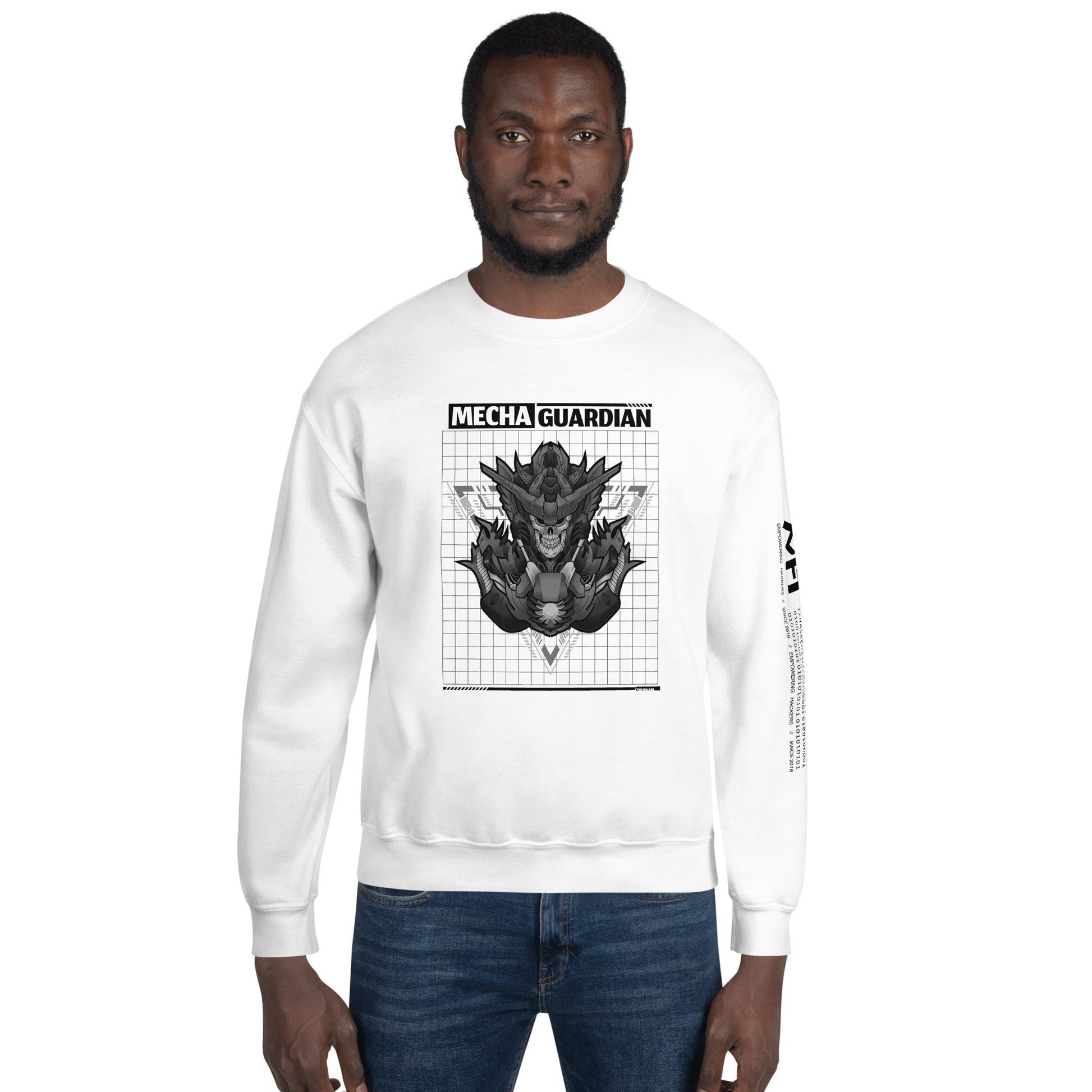 Mecha Guardian - Unisex Sweatshirt by DarkByteGear