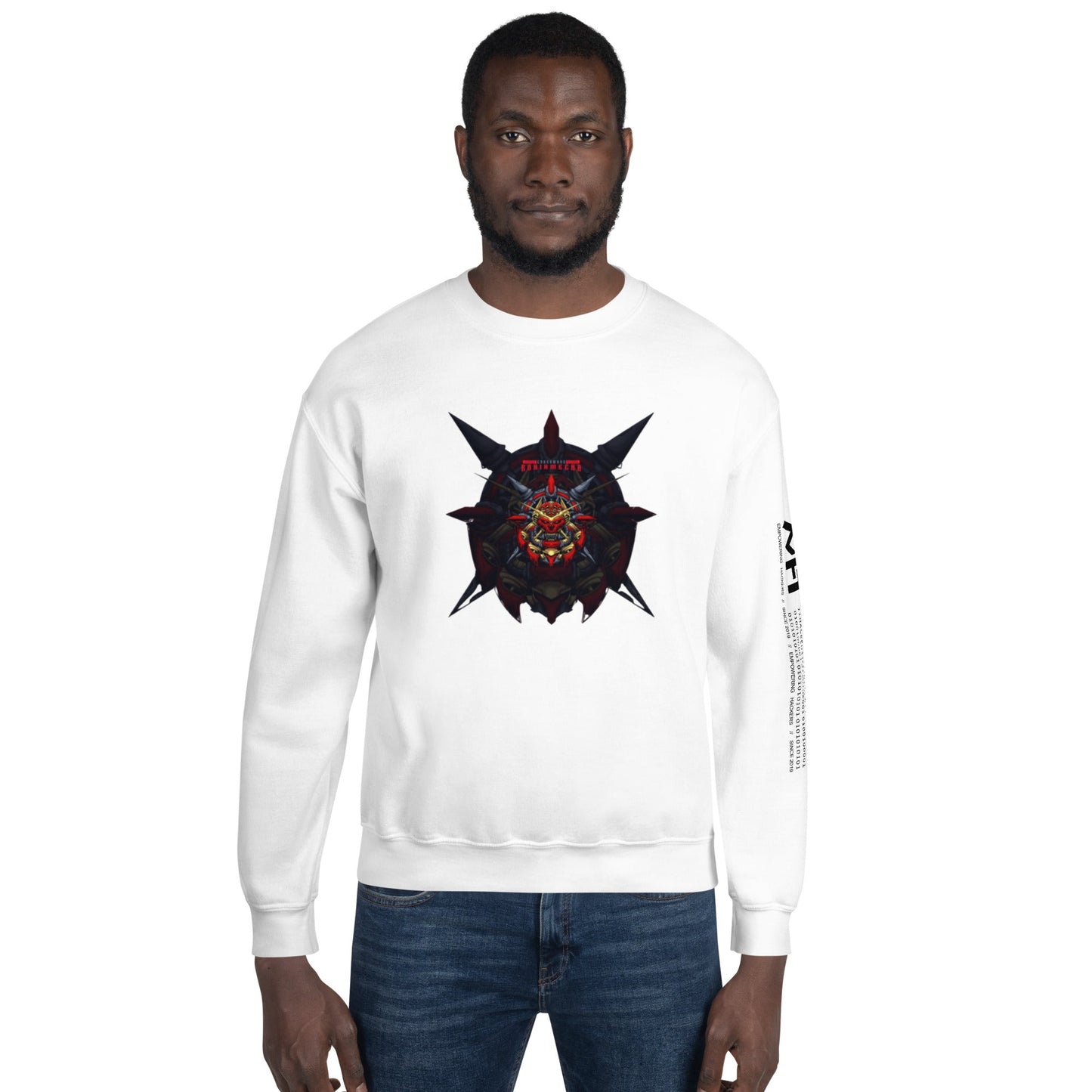 Cyberware Ronin Mecha - Unisex Sweatshirt by DarkByteGear
