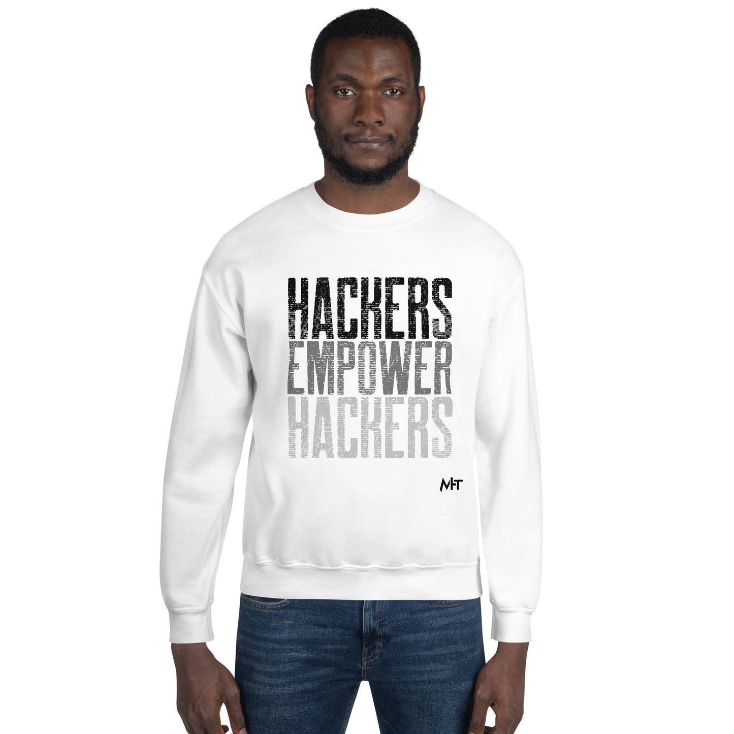 Hackers Empower Hackers V1 - Unisex Sweatshirt by DarkByteGear