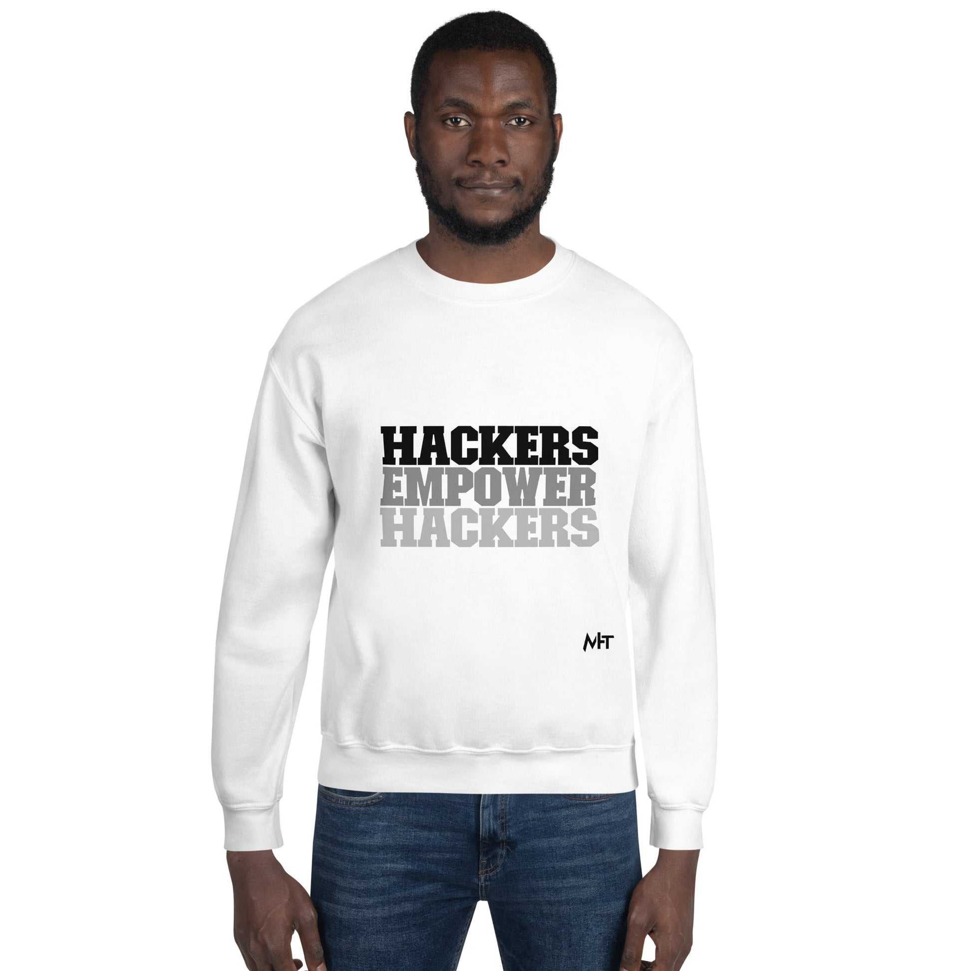 Hackers Empower Hackers V2 - Unisex Sweatshirt by DarkByteGear