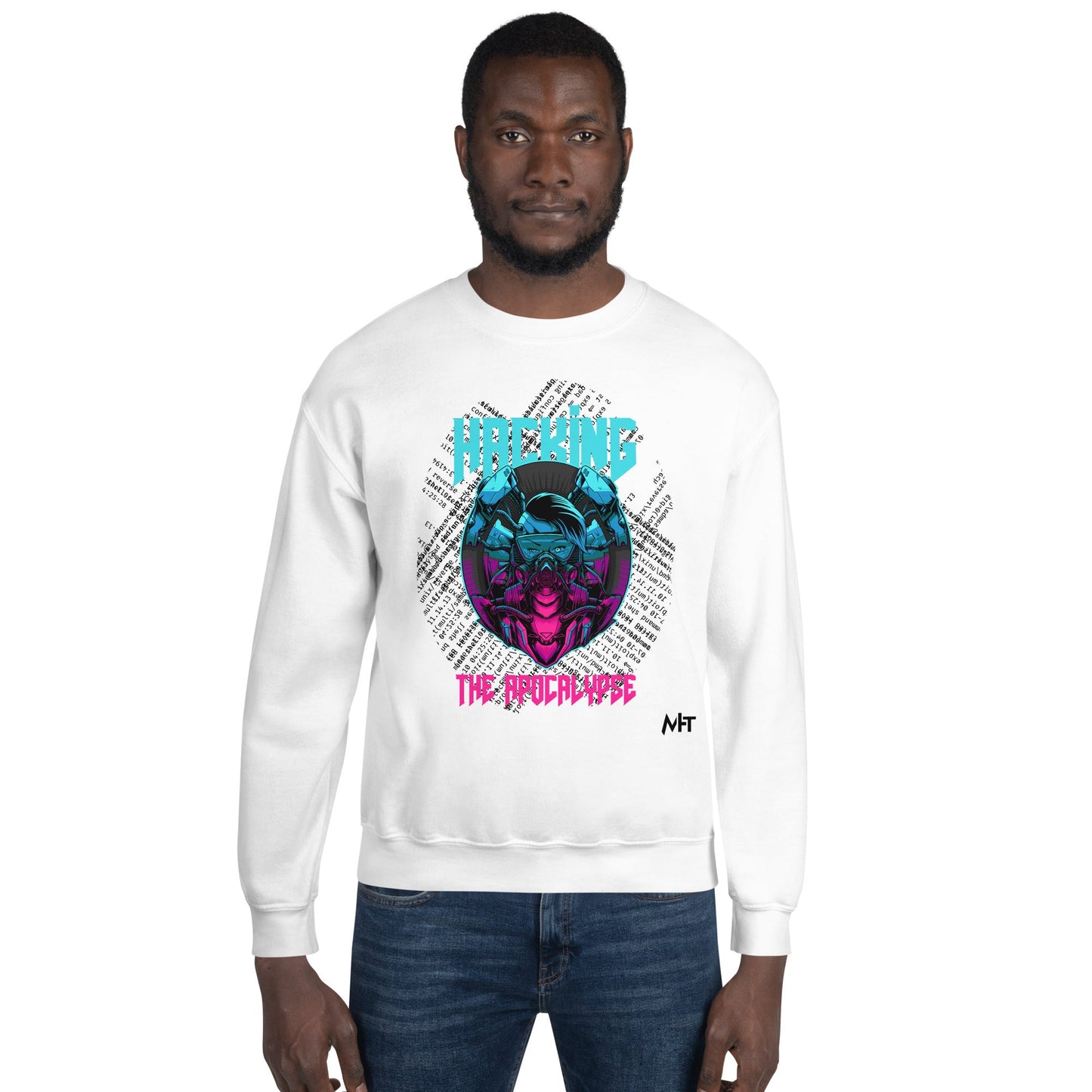 Hacking the apocalypse V2 - Unisex Sweatshirt by DarkByteGear