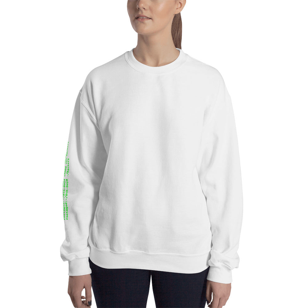 On the 8th day God created hackers - Unisex Sweatshirt (all side print) by DarkByteGear