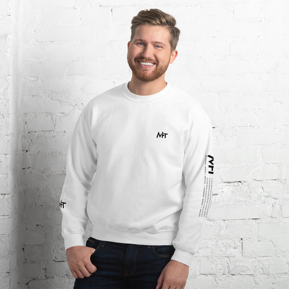 MHT - Unisex Sweatshirt (front plus sleeve print) by DarkByteGear