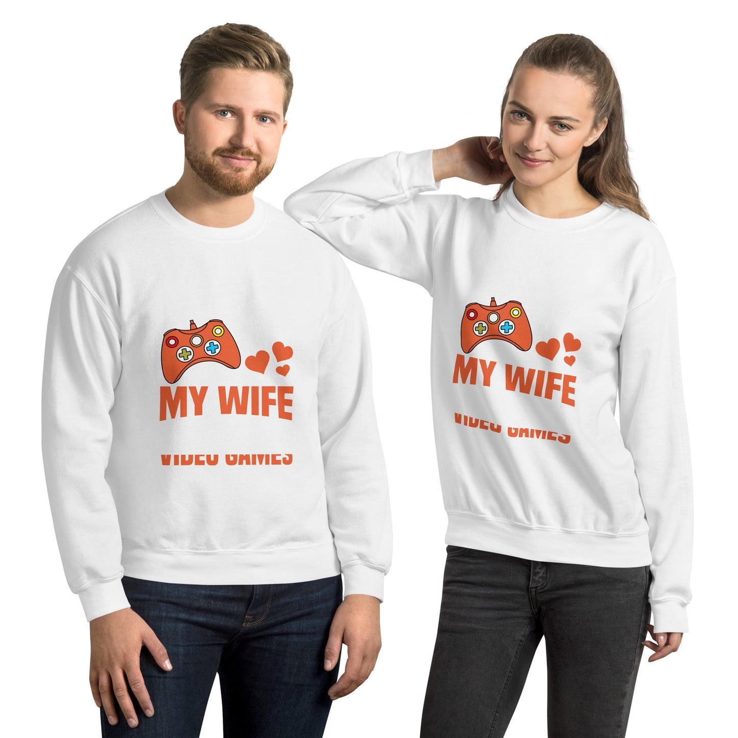 I love it when My wife Let me Play Videogames Unisex Sweatshirt by DarkByteGear