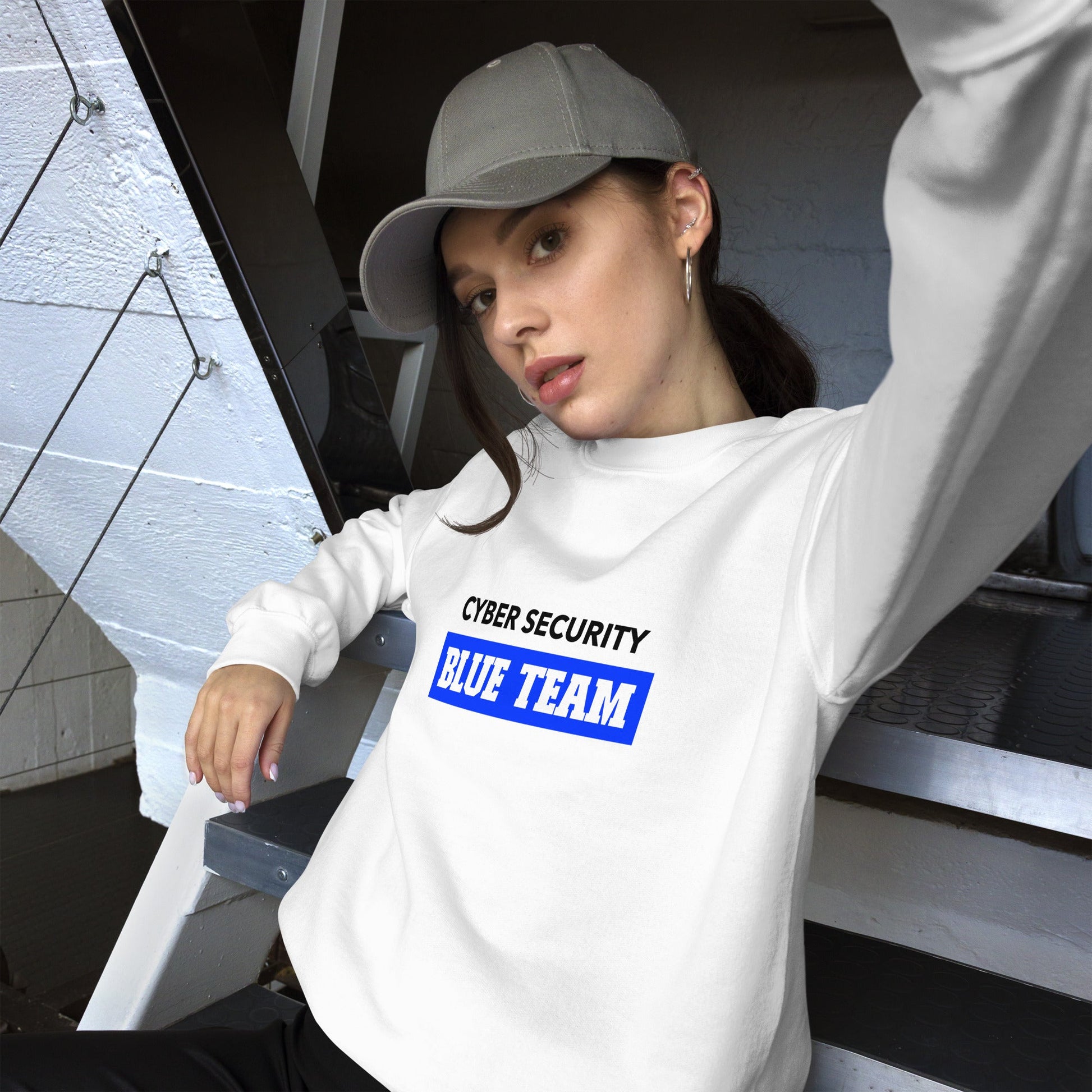Cyber Security Blue Team V10 - Unisex Sweatshirt by DarkByteGear
