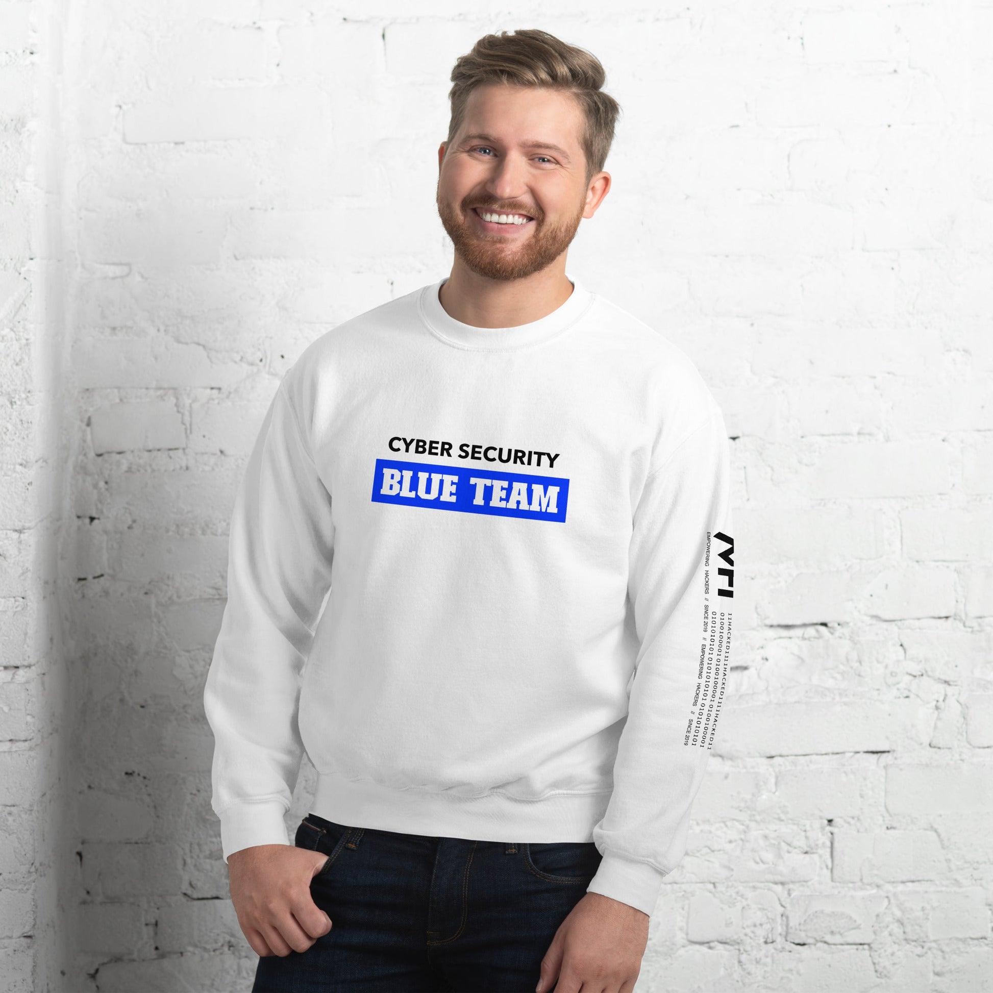 Cyber Security Blue Team V10 - Unisex Sweatshirt by DarkByteGear