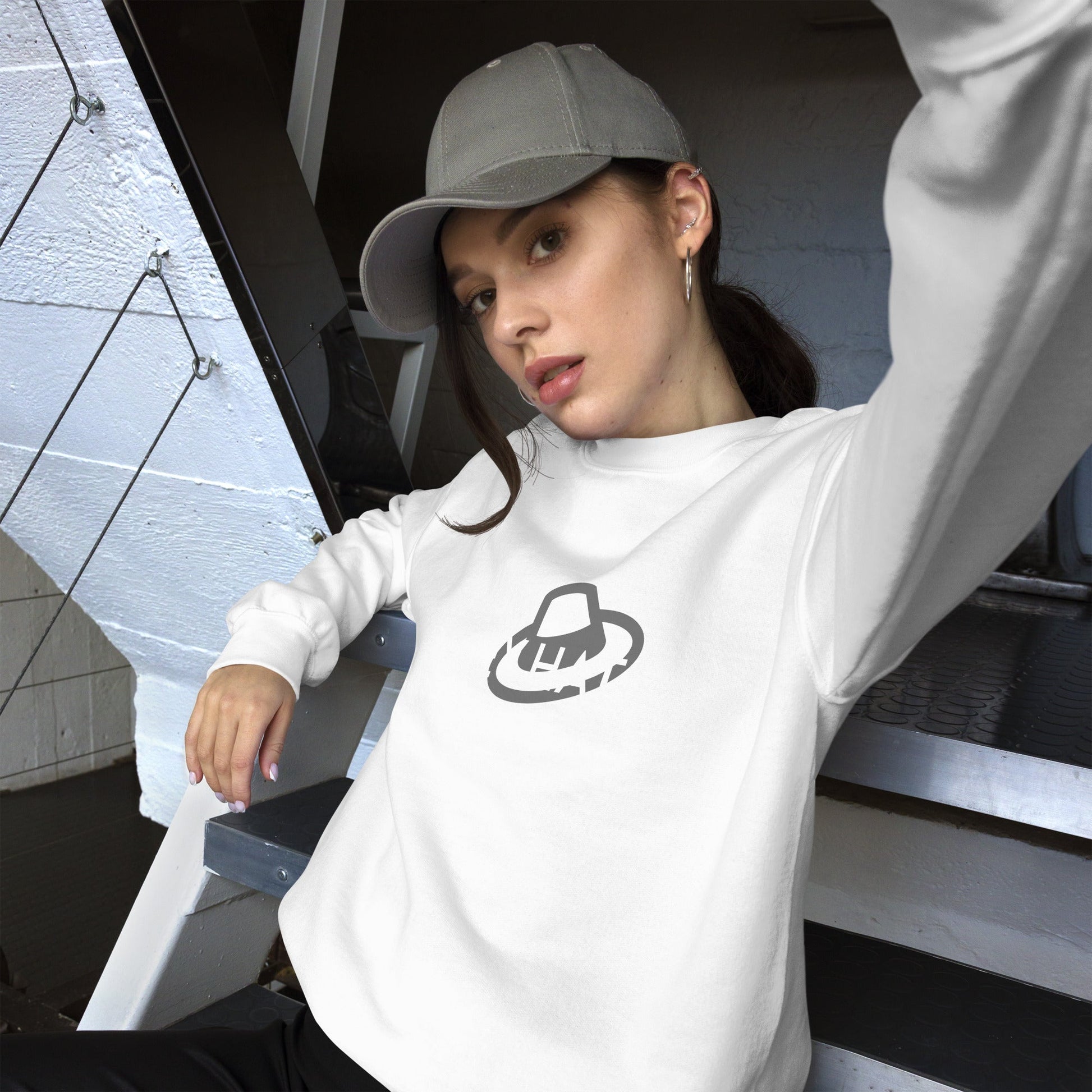 Grey Hat Hacker - Unisex Sweatshirt by DarkByteGear
