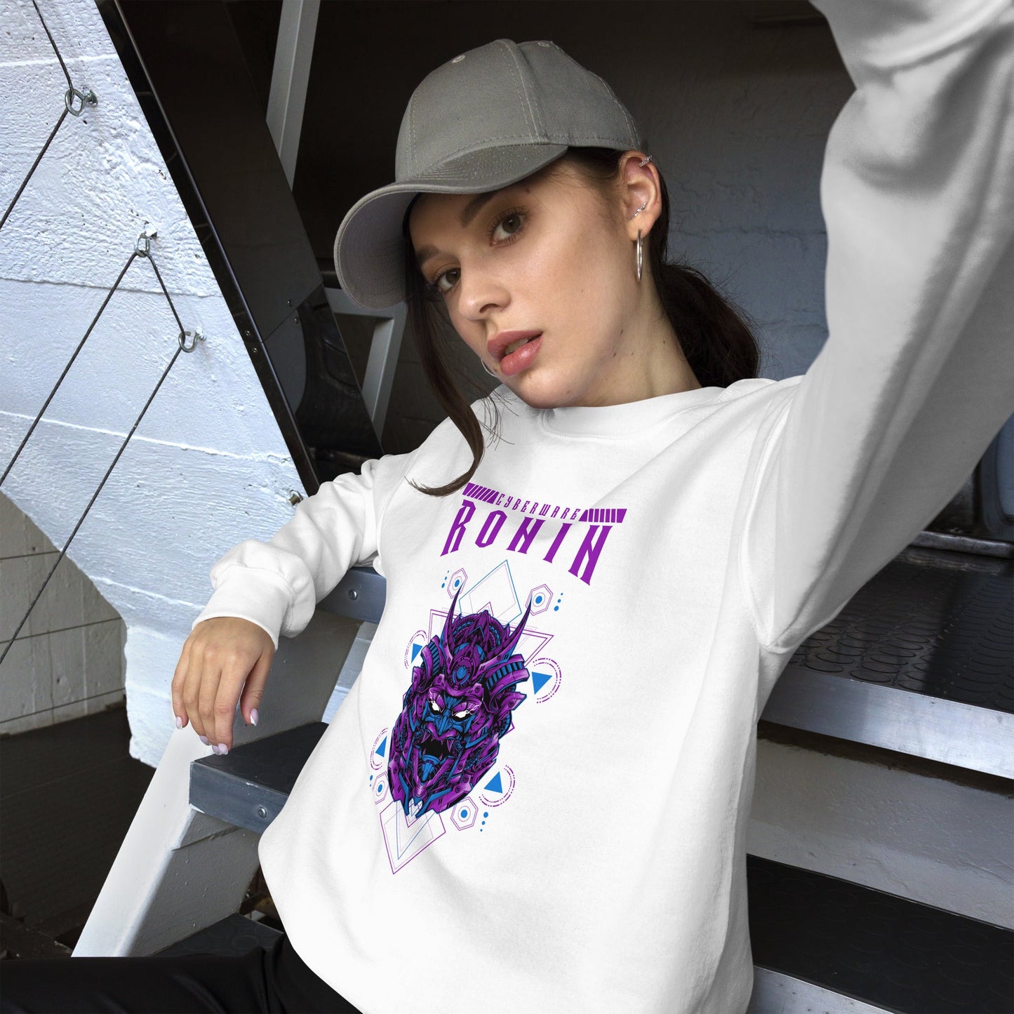 CyberWare Ronin - Unisex Sweatshirt by DarkByteGear