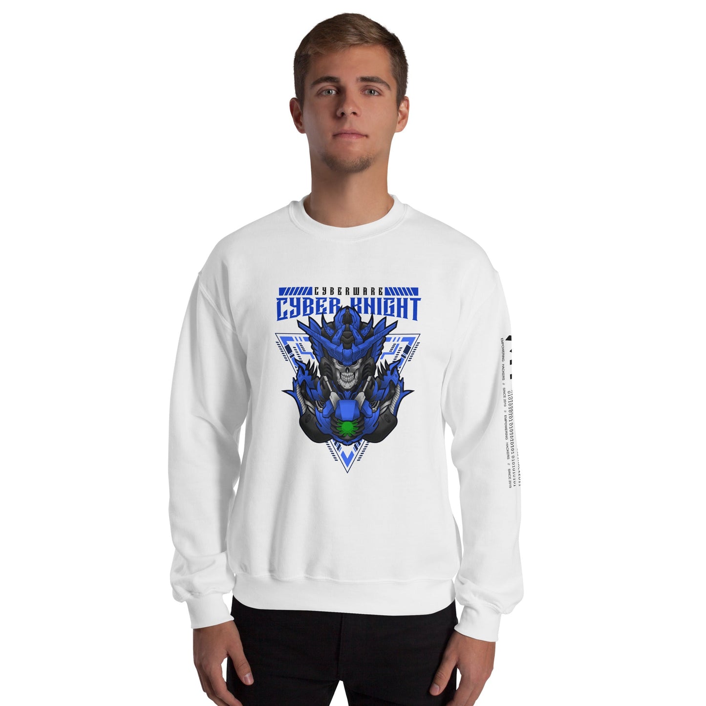 CyberWare Cyber knight - Unisex Sweatshirt by DarkByteGear