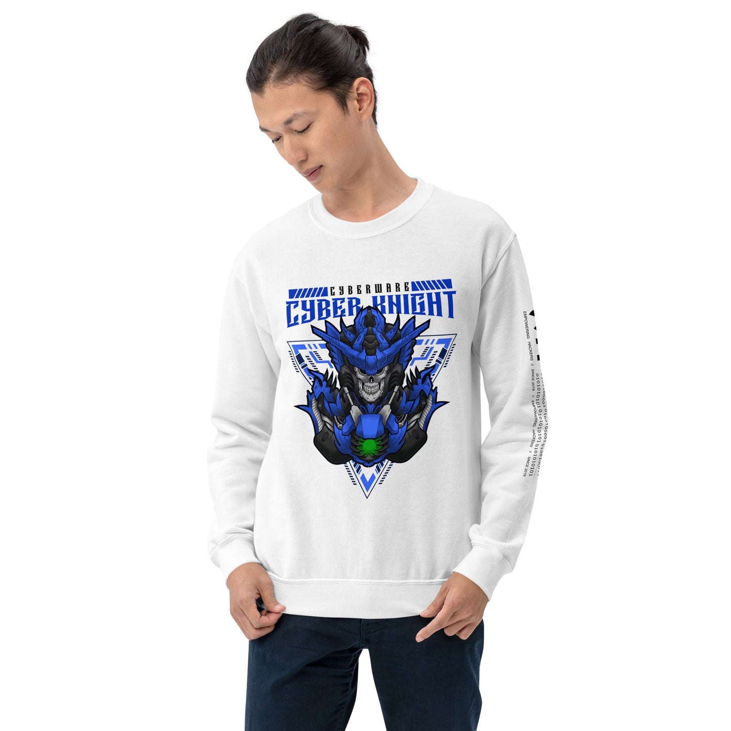CyberWare Cyber knight - Unisex Sweatshirt by DarkByteGear