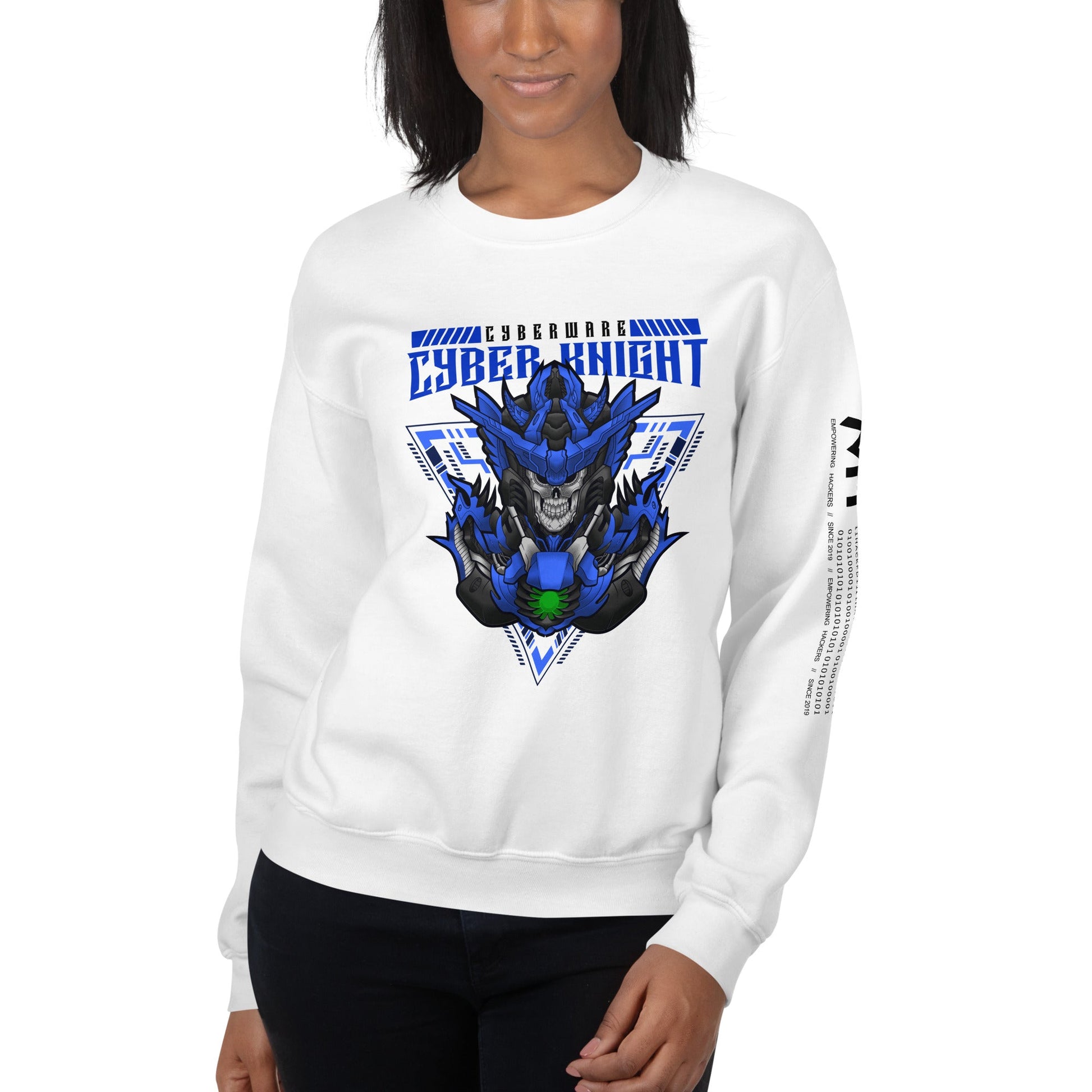 CyberWare Cyber knight - Unisex Sweatshirt by DarkByteGear