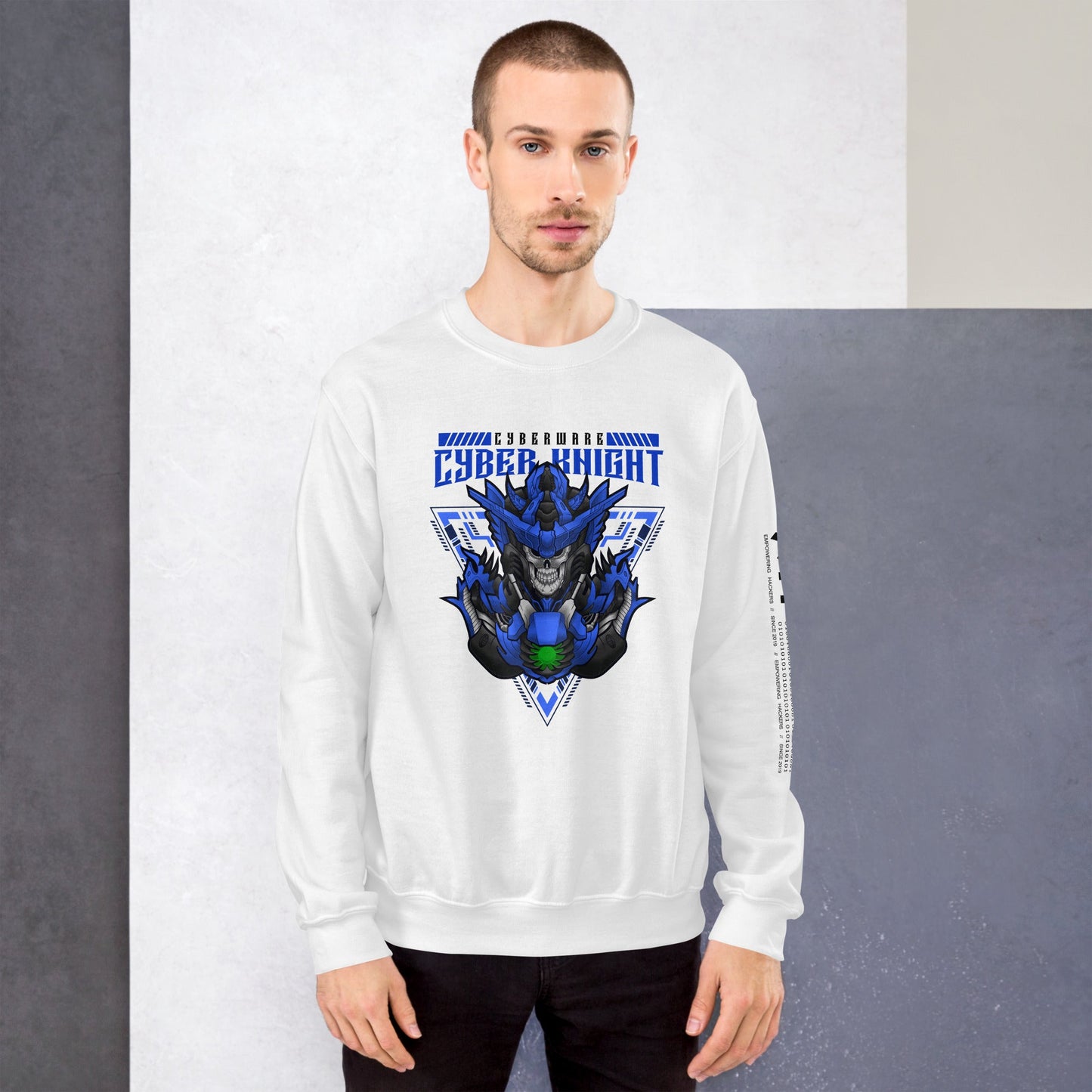 CyberWare Cyber knight - Unisex Sweatshirt by DarkByteGear