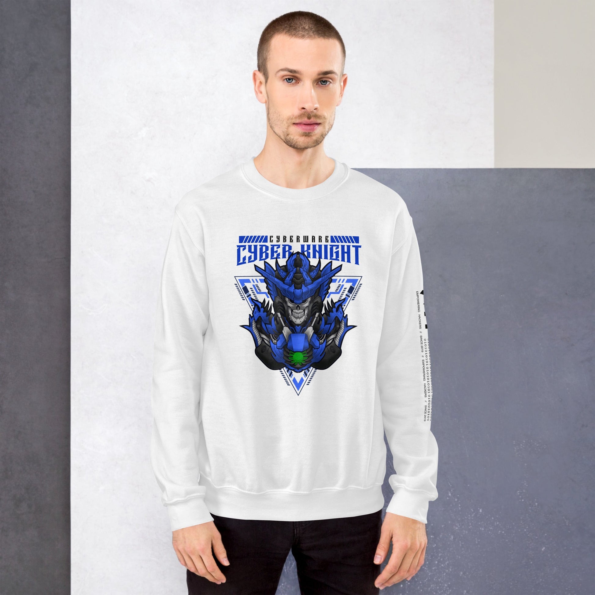 CyberWare Cyber knight - Unisex Sweatshirt by DarkByteGear