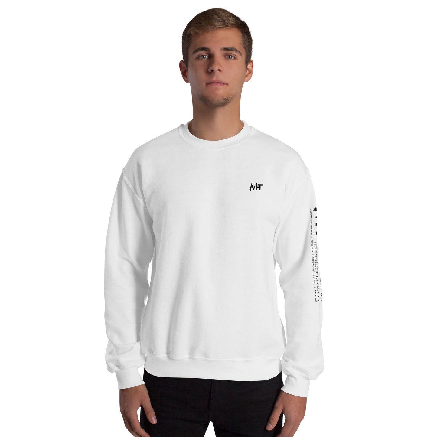 Exercise? Oh, I thought you said extra fries - Unisex Sweatshirt ( Back Print ) by DarkByteGear